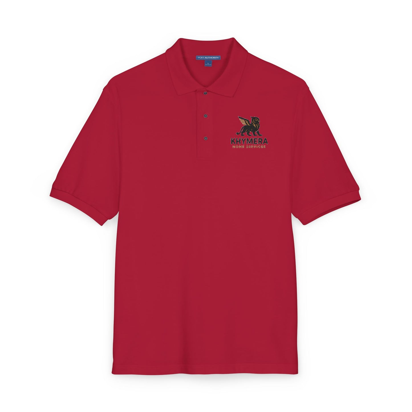 Khymera Home Services Elegant Embroidered Unisex Polo Shirt