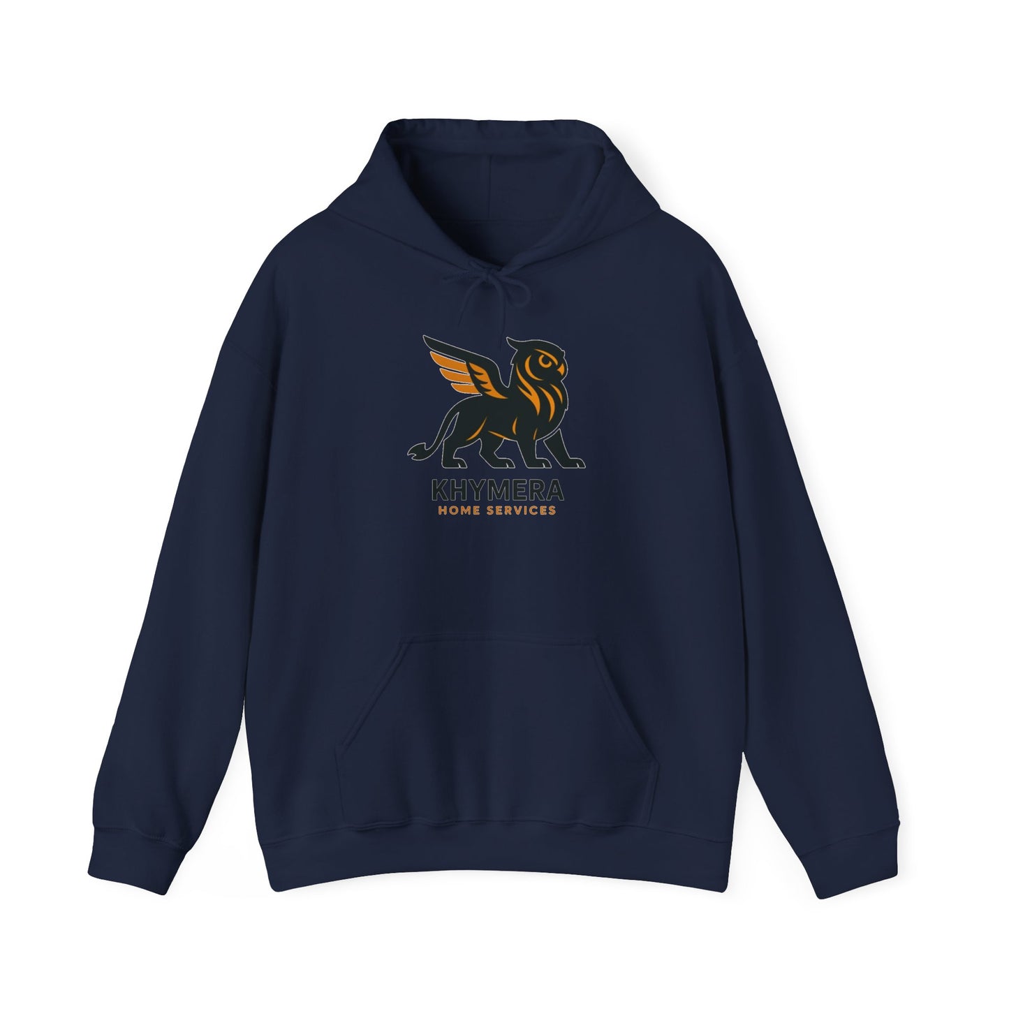 Khymera Home Services Dragon Hoodie, Cozy Unisex Hooded Sweatshirt, Gift for Homeowners, Dragon Lover Apparel, Cool Casual Wear
