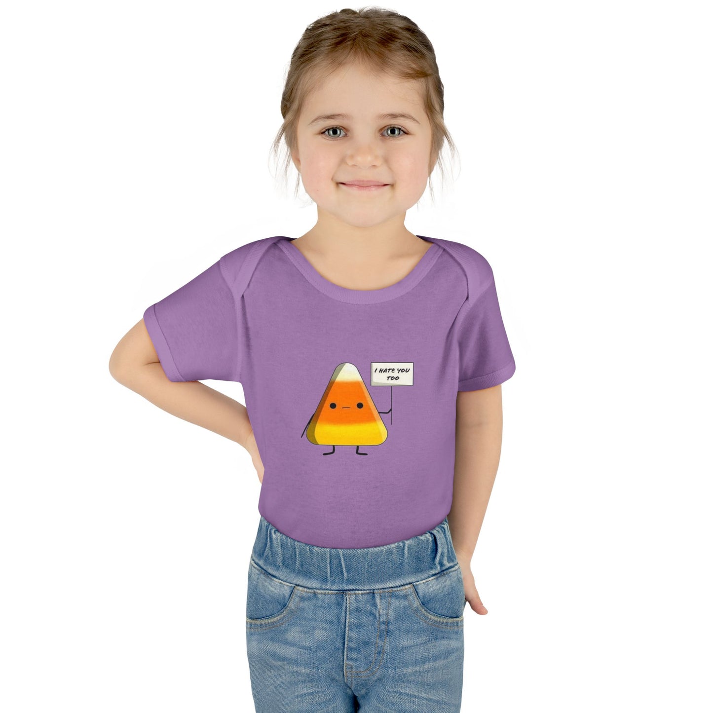 Onesie - Candy Corn I Hate You Too Infant Baby Rib Bodysuit