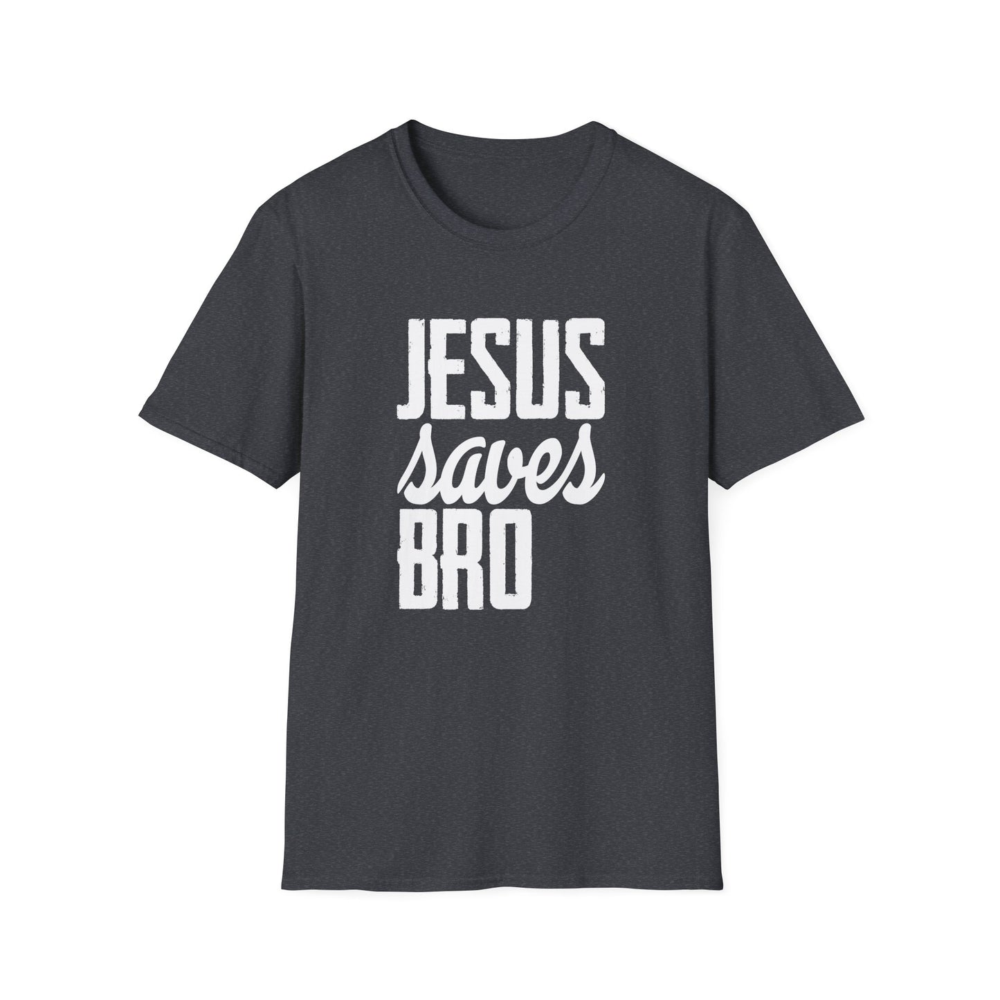 Jesus Saves Bro - Unisex Softstyle T-Shirt