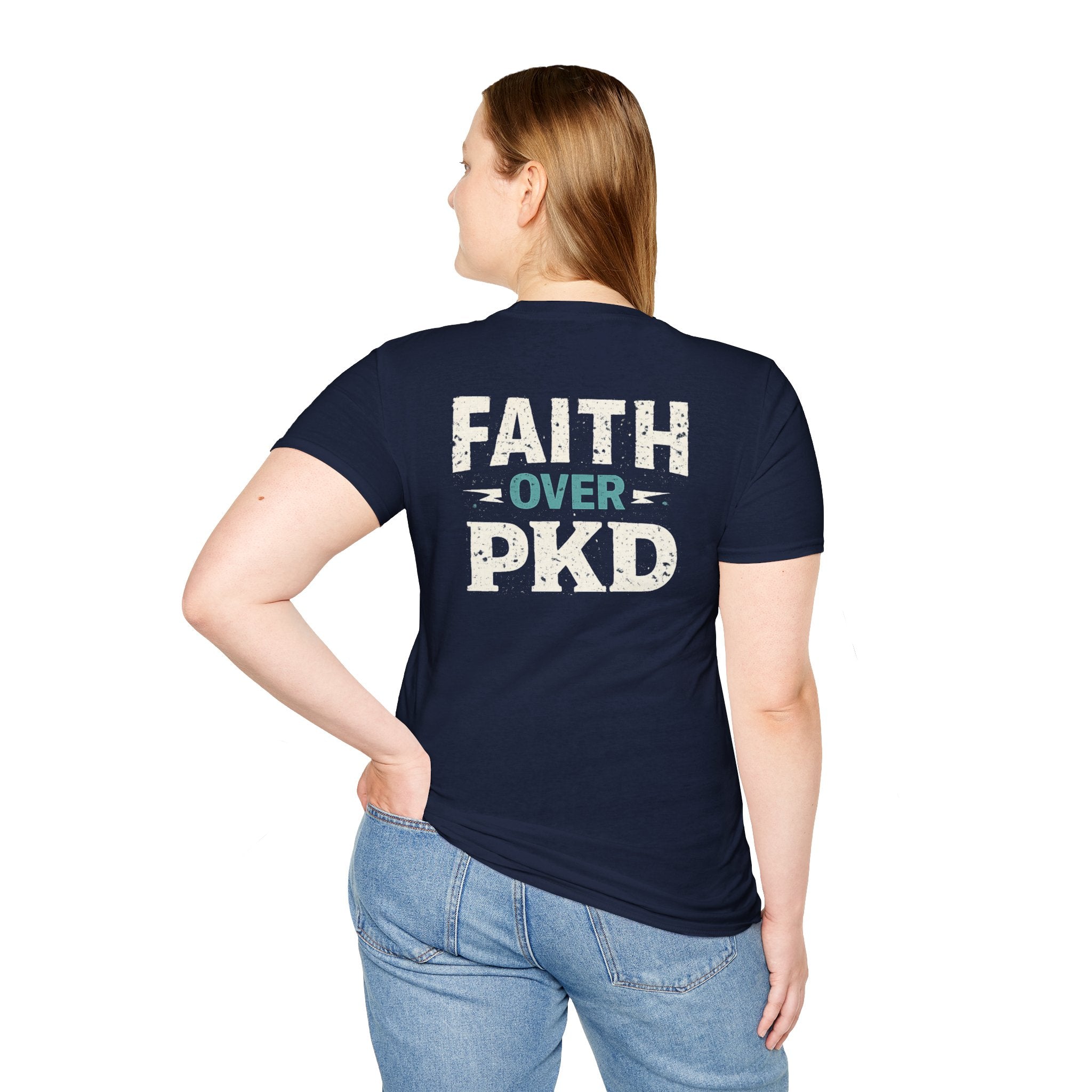 Faith Over PKD T-Shirt — Polycystic Kidney Disease Awareness Tee
