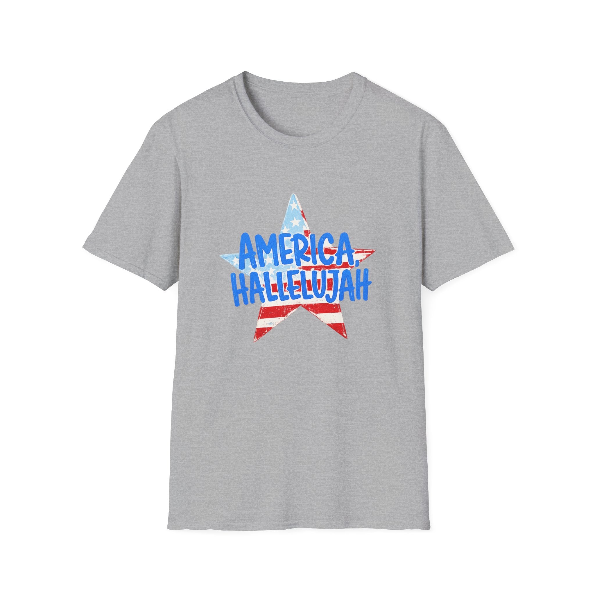 America Hallelujah T-Shirt — Patriotic Star Tee