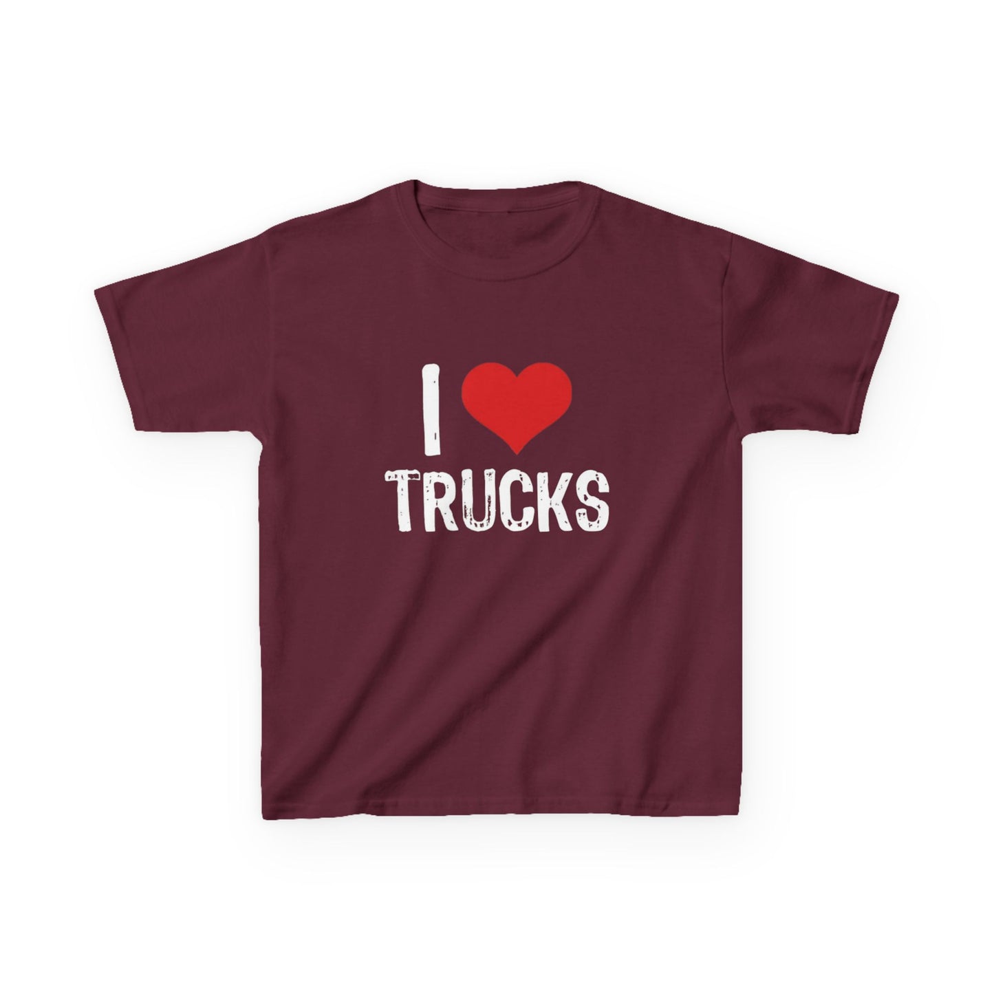 I Love Trucks - Kids Heavy Cotton™ Tee