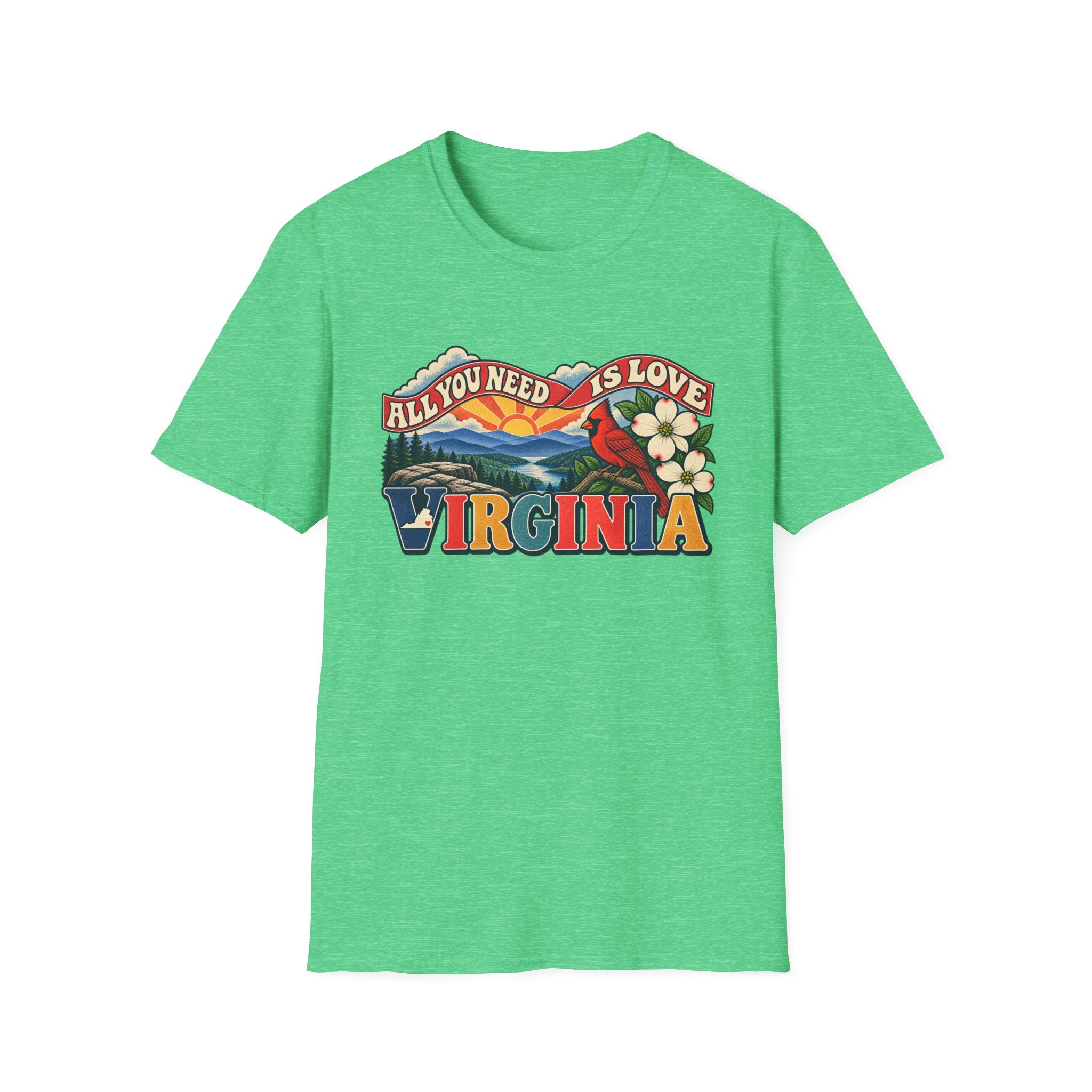 Virginia Retro 'All You Need Is Love' T-Shirt
