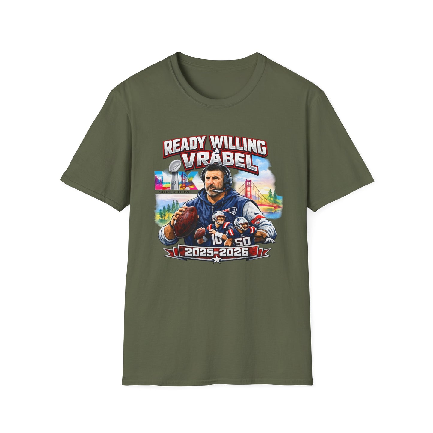 Ready Willing Vrabel 2025-2026 Football T-Shirt — Coach Tribute Tee