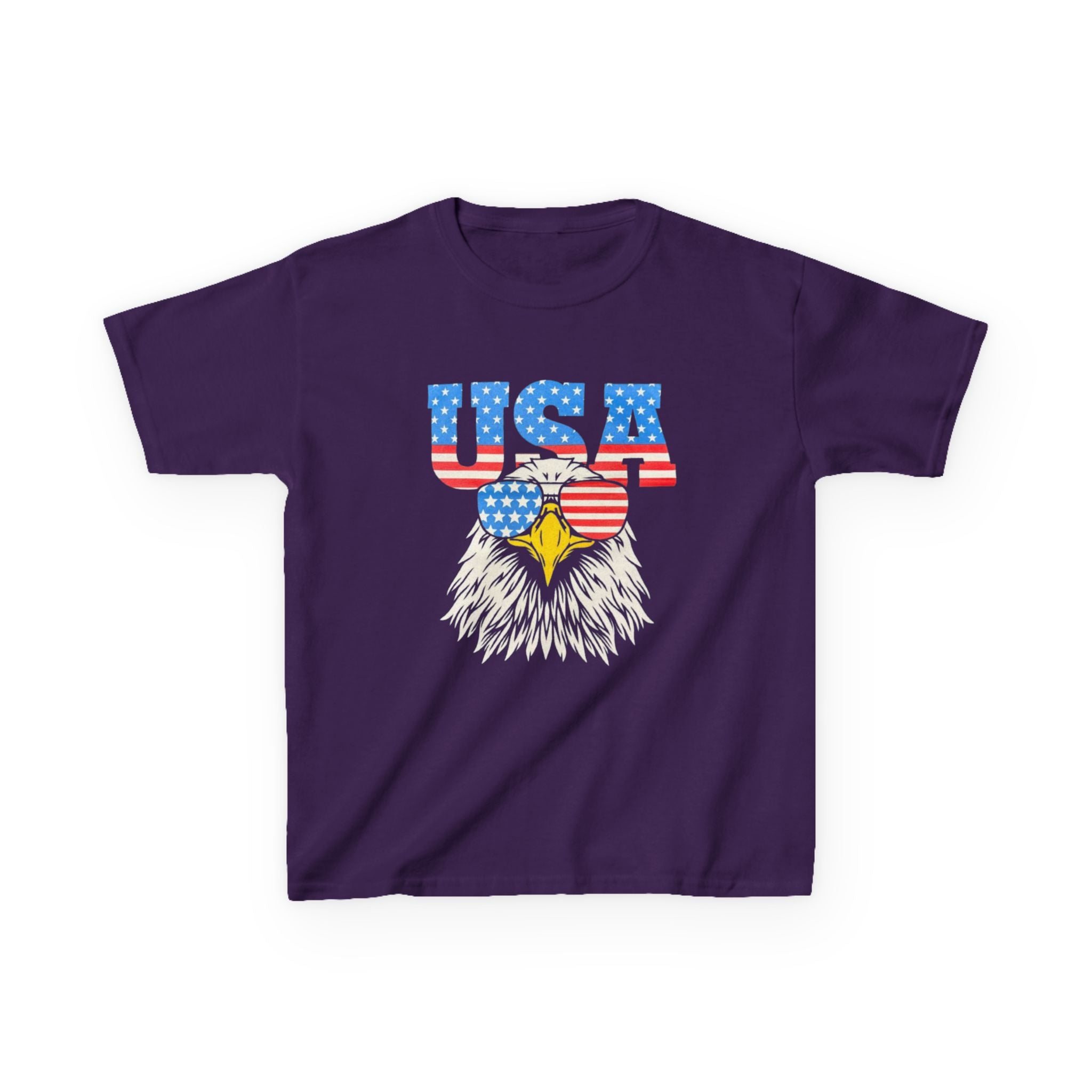 Patriotic Kids Tee, USA Eagle T-Shirt, Children’s Independence Day Shirt, 4th of July Kid's Outfit, American Pride Apparel