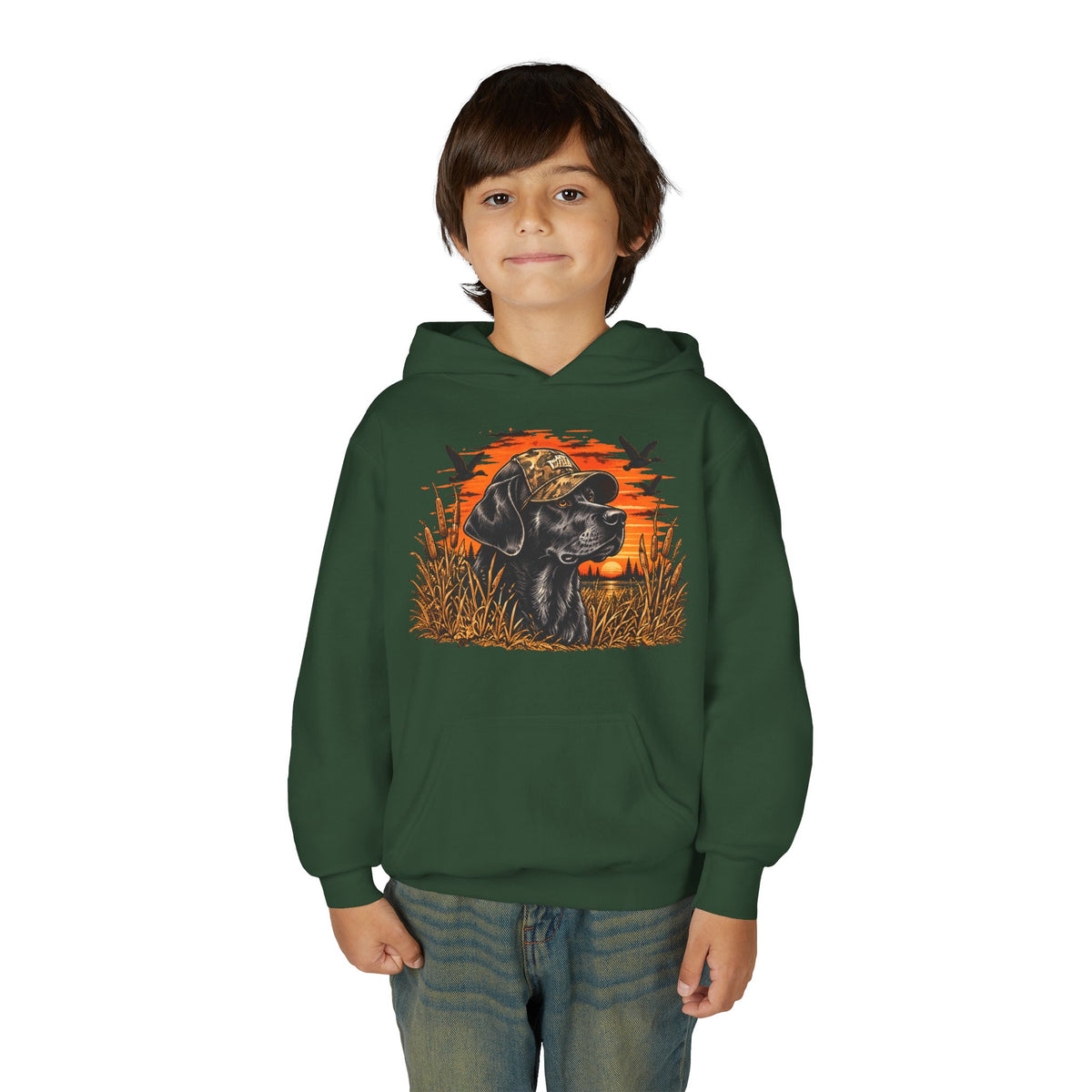 Sunset Retriever Kids Hoodie