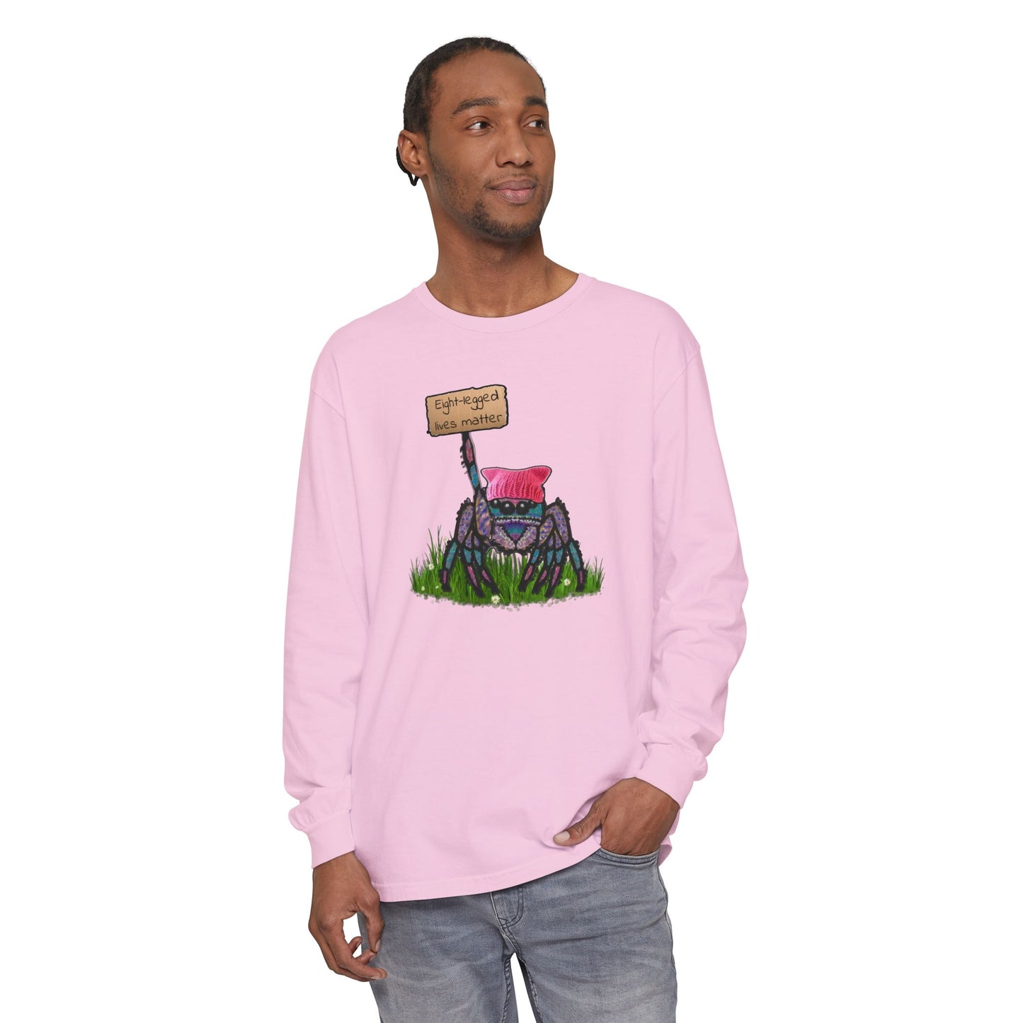Unisex Garment-dyed Long Sleeve T-Shirt