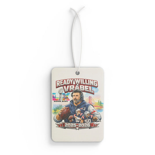 Car Air Freshener — "Ready Willing Vrabel 2025-2026" Football Fan Air Freshener