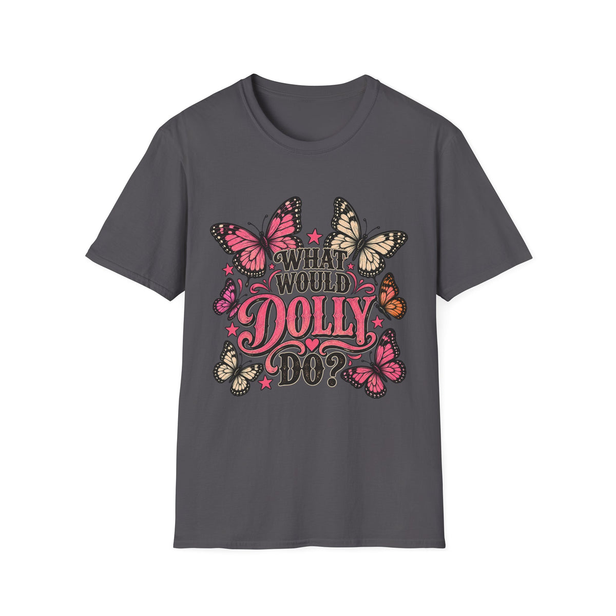 What Would Dolly Do? Butterfly Graphic Tee