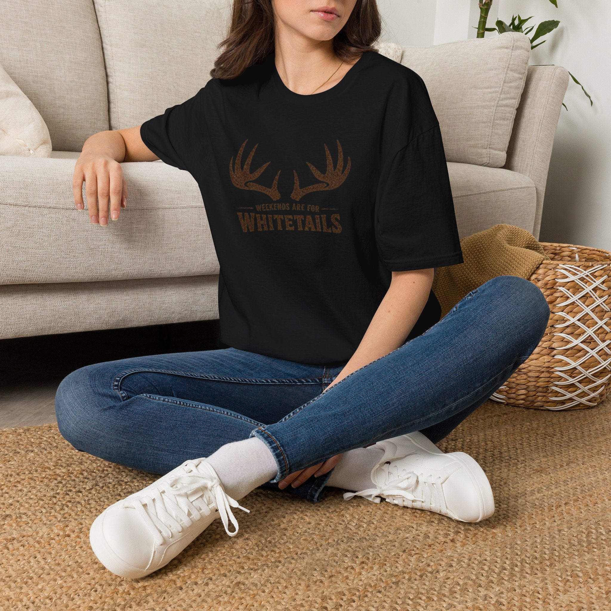 Whitetails Antler Tee — "Weekends Are For Whitetails" Hunting T‑Shirt