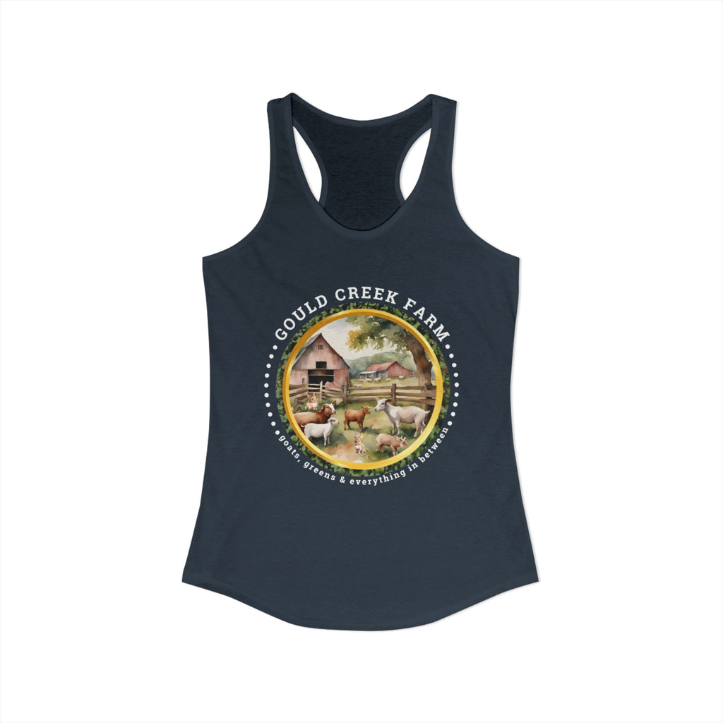 Women's Ideal Racerback Tank Gould creek farm