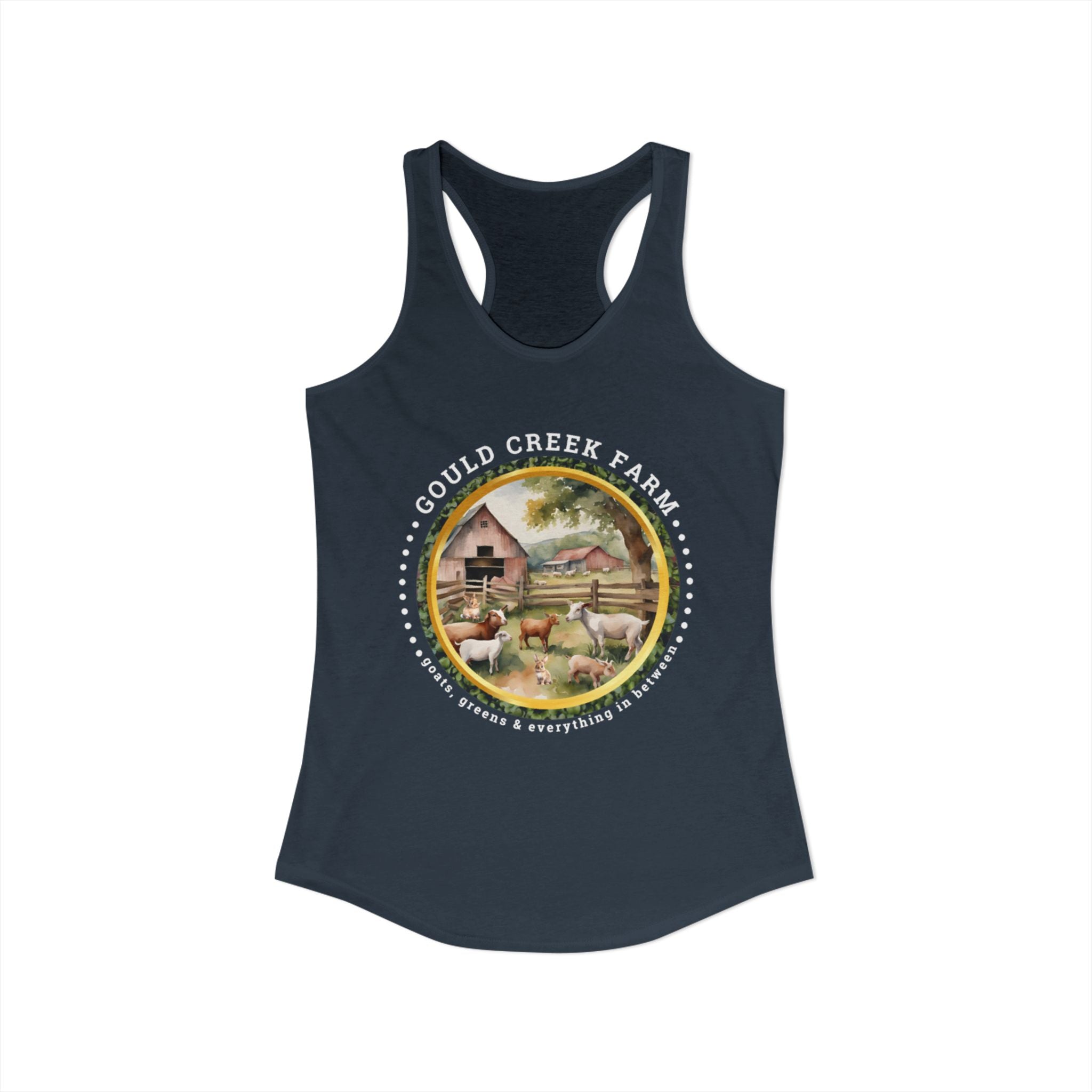 Women's Ideal Racerback Tank Gould creek farm