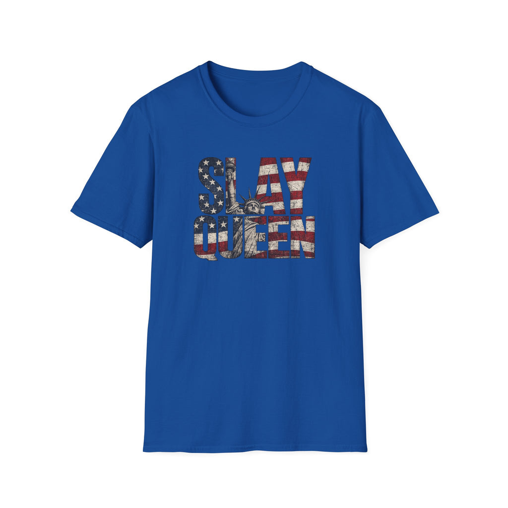 Slay Queen American Flag T-Shirt