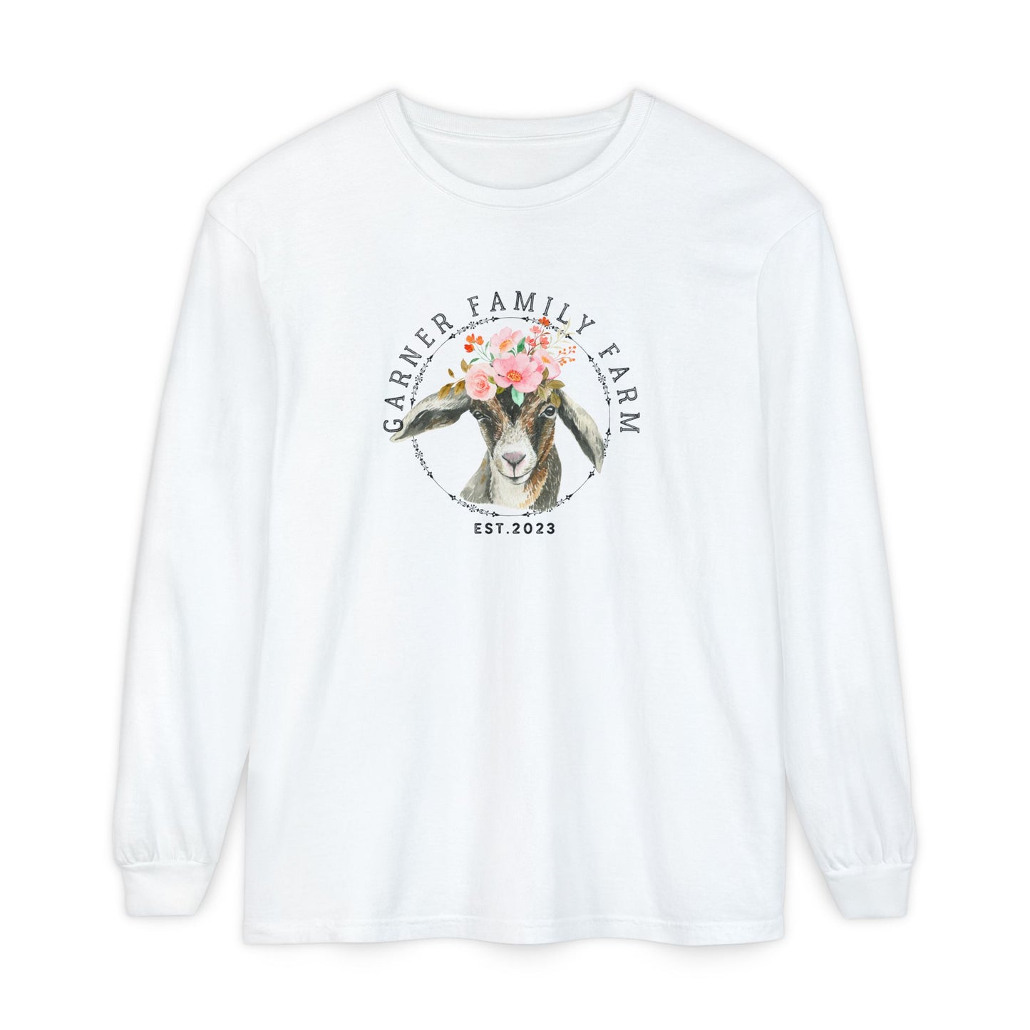 Garner Family Farm - Unisex Garment-dyed Long Sleeve T-Shirt