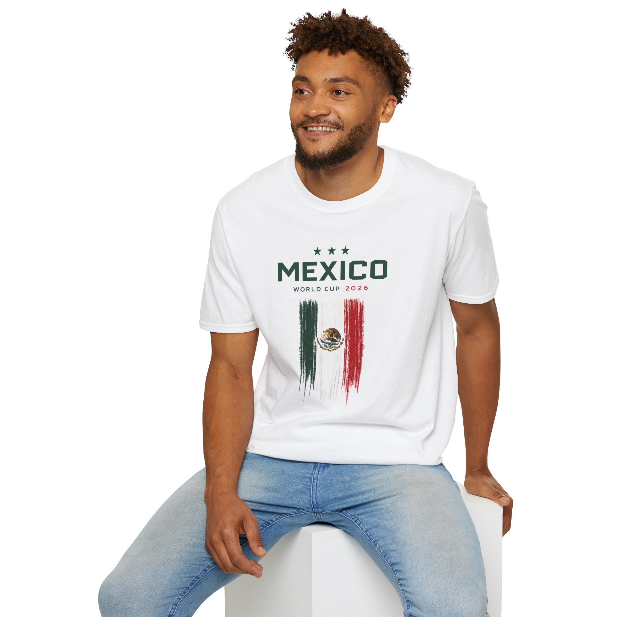 Mexico World Cup 2026 T-Shirt – Distressed Flag Soccer Tee