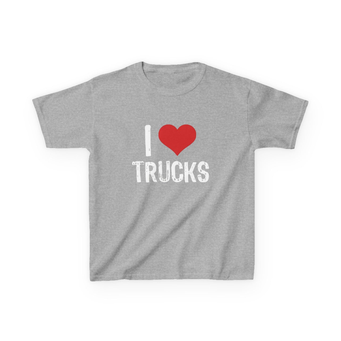 I Love Trucks - Kids Heavy Cotton™ Tee