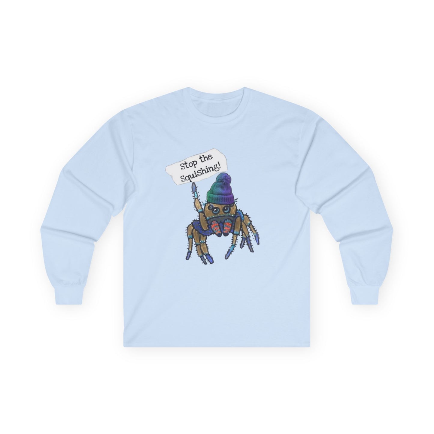 Stop The Squishing - Unisex Ultra Cotton Long Sleeve Tee