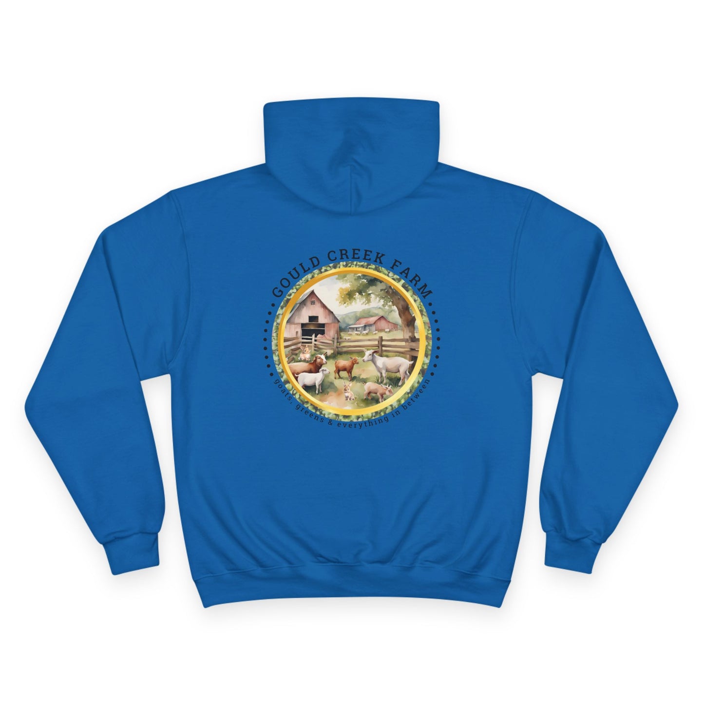 Farm Life Champion Hoodie Gould Creek Farm- Cozy Apparel for Agriculture Lovers