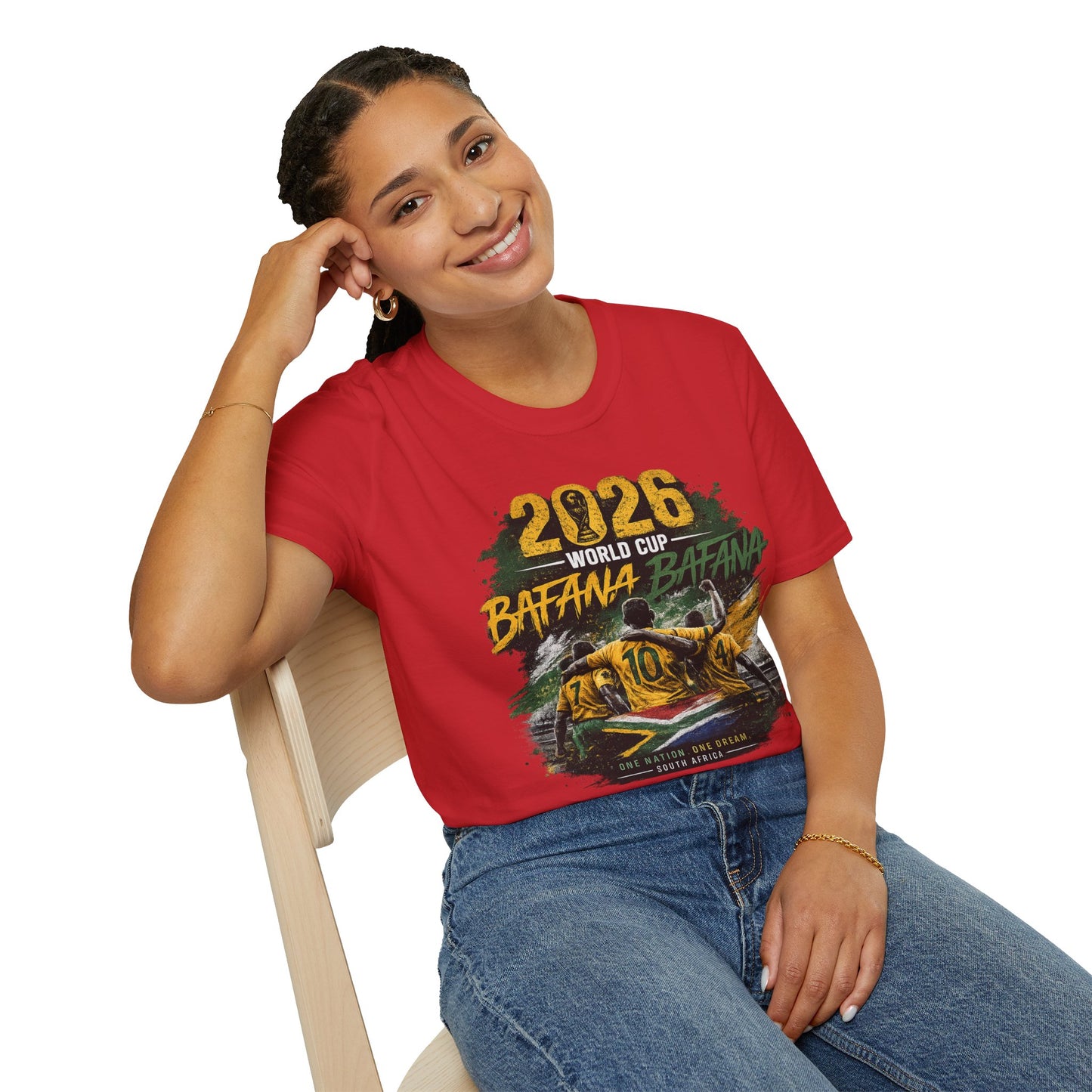 2026 World Cup Bafana Bafana T-Shirt – South Africa Soccer Fan Tee