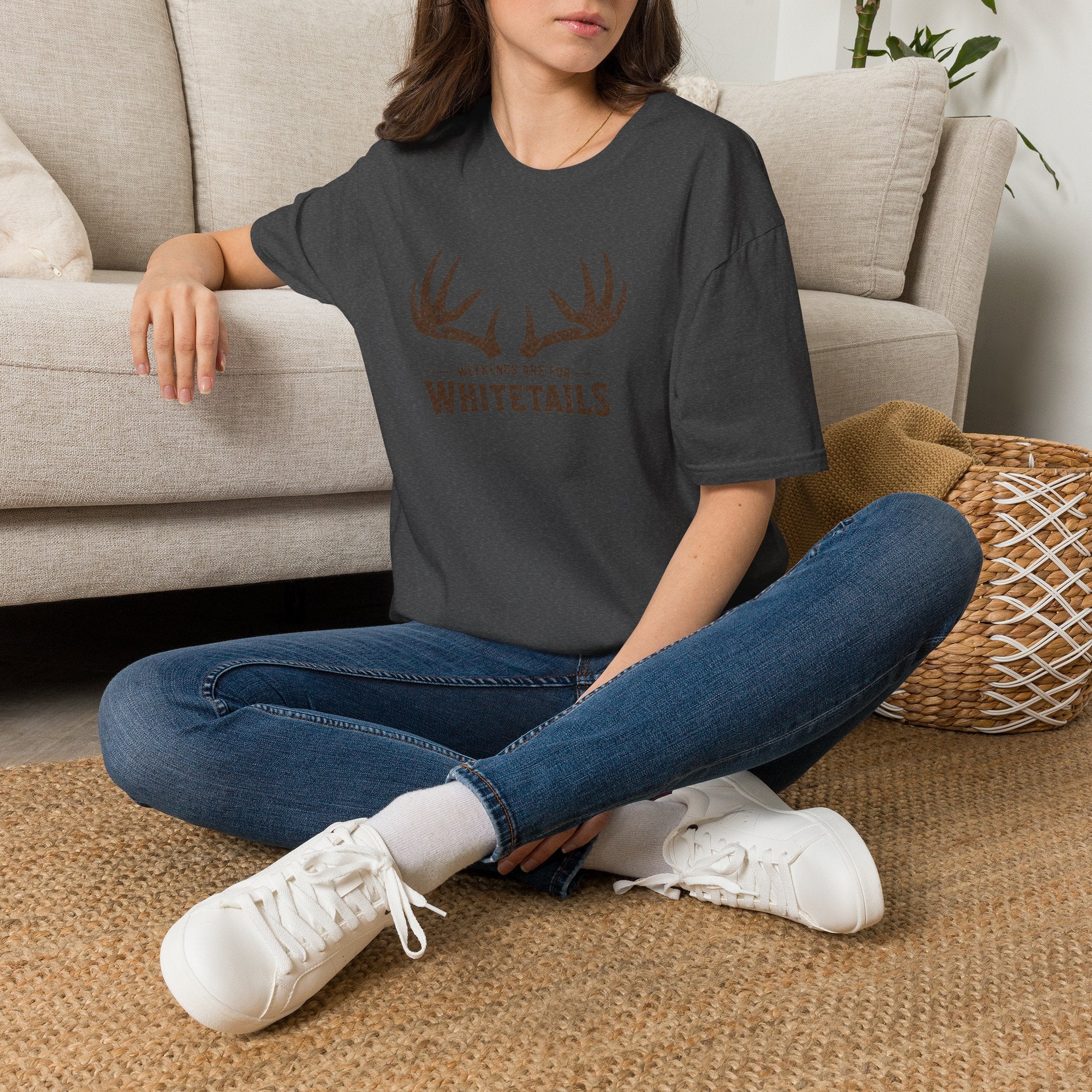 Whitetails Antler Tee — "Weekends Are For Whitetails" Hunting T‑Shirt