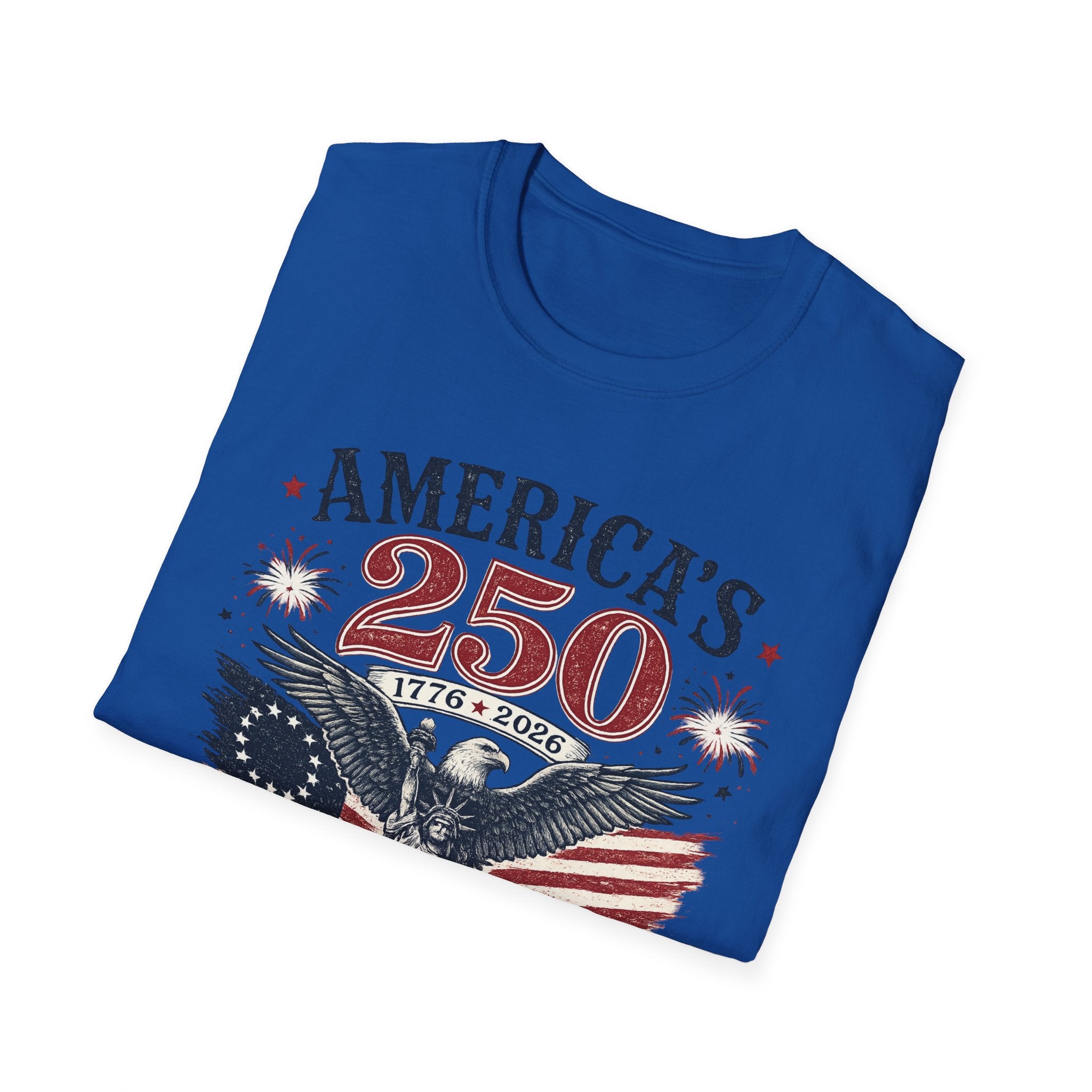 America's 250 Eagle T-Shirt – 1776-2026 Patriotic Fourth of July Shirt