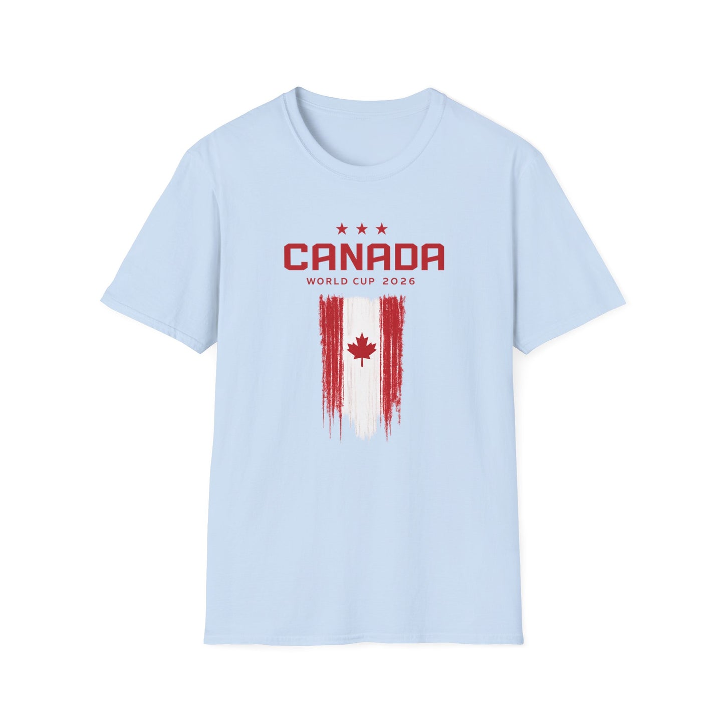 Canada World Cup 2026 T‑Shirt – Distressed Maple Flag Soccer Fan Tee