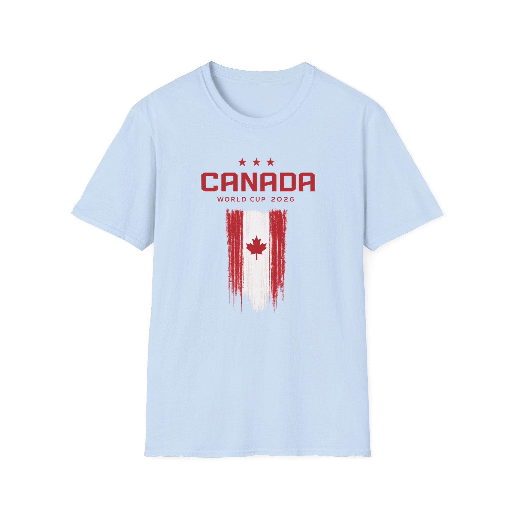Canada World Cup 2026 T‑Shirt – Distressed Maple Flag Soccer Fan Tee