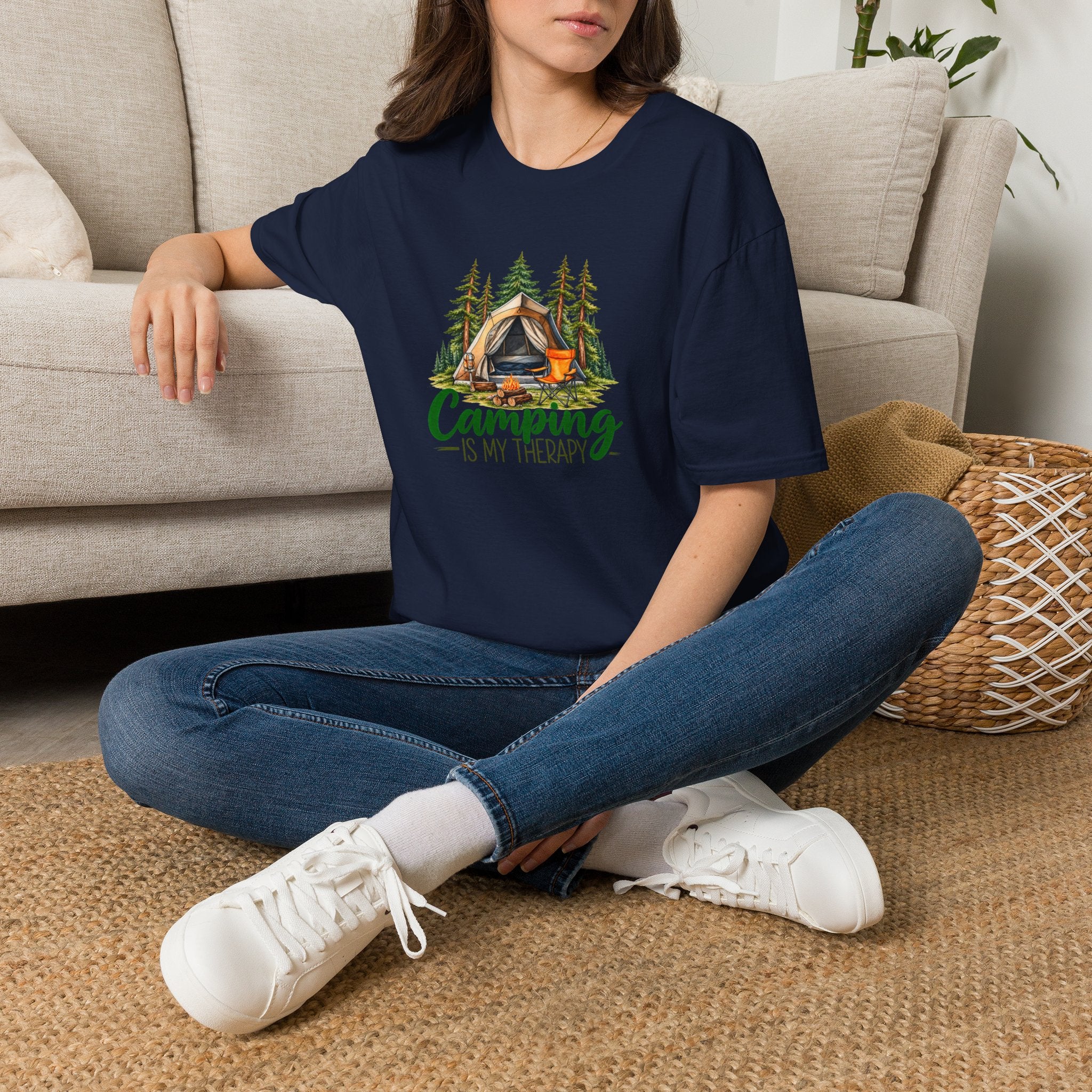 Camping Is My Therapy – Camping T-Shirt