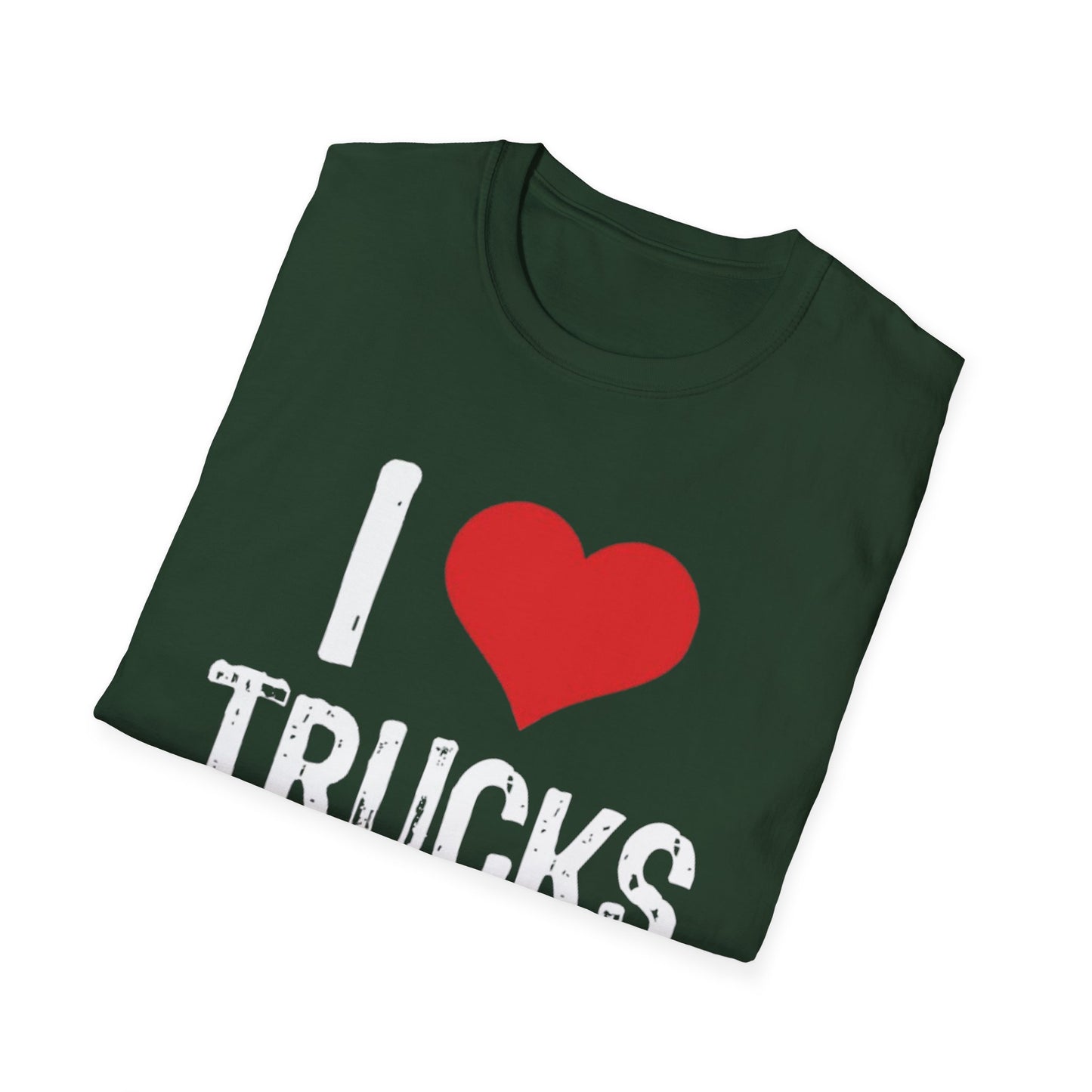 I Love Trucks - Unisex Softstyle T-Shirt