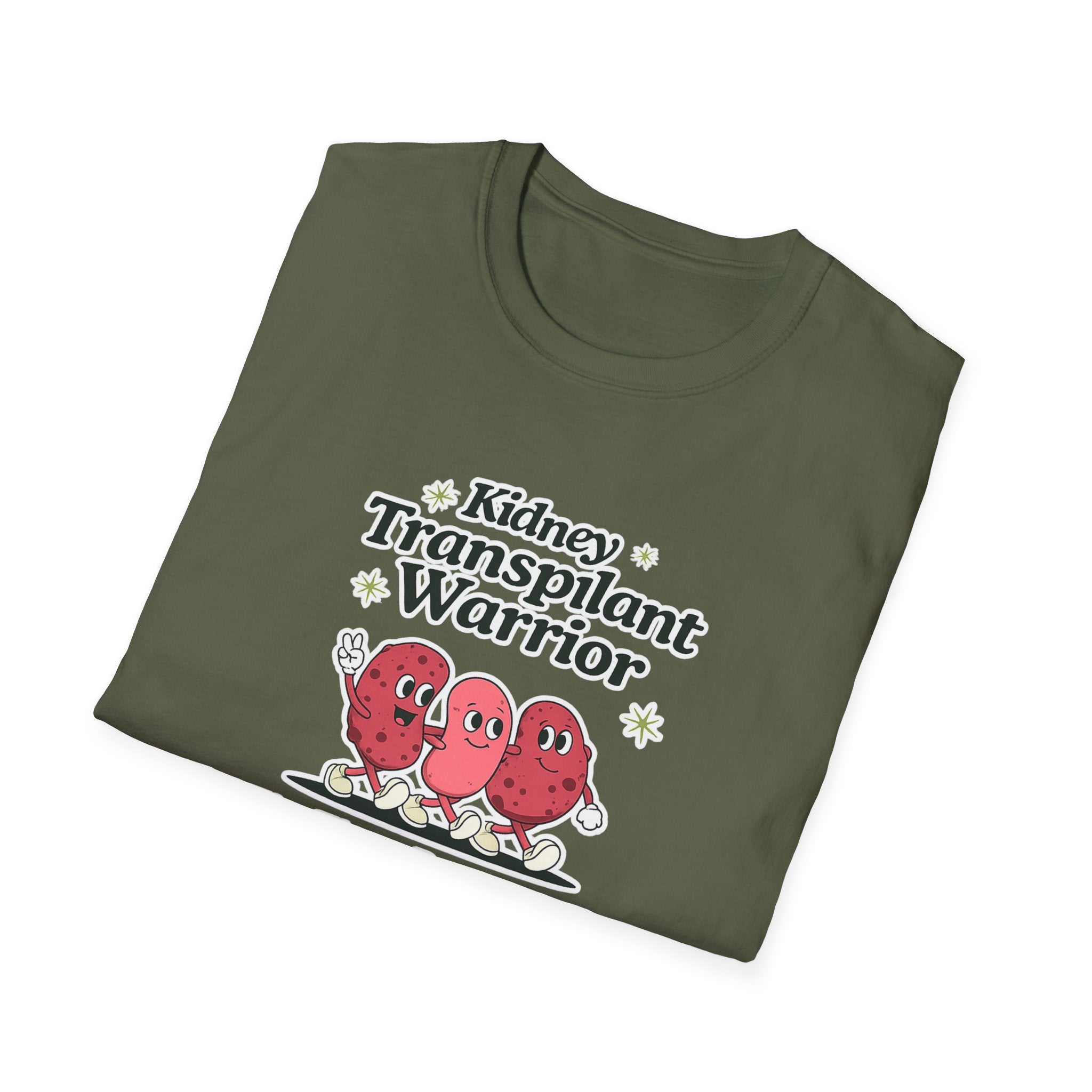 Kidney Transplant Warrior T-Shirt — The Three Beans Club Support Tee