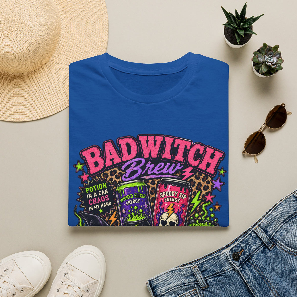 Bad Witch Brew Energy – Brewed for Bad Witches Halloween Tee