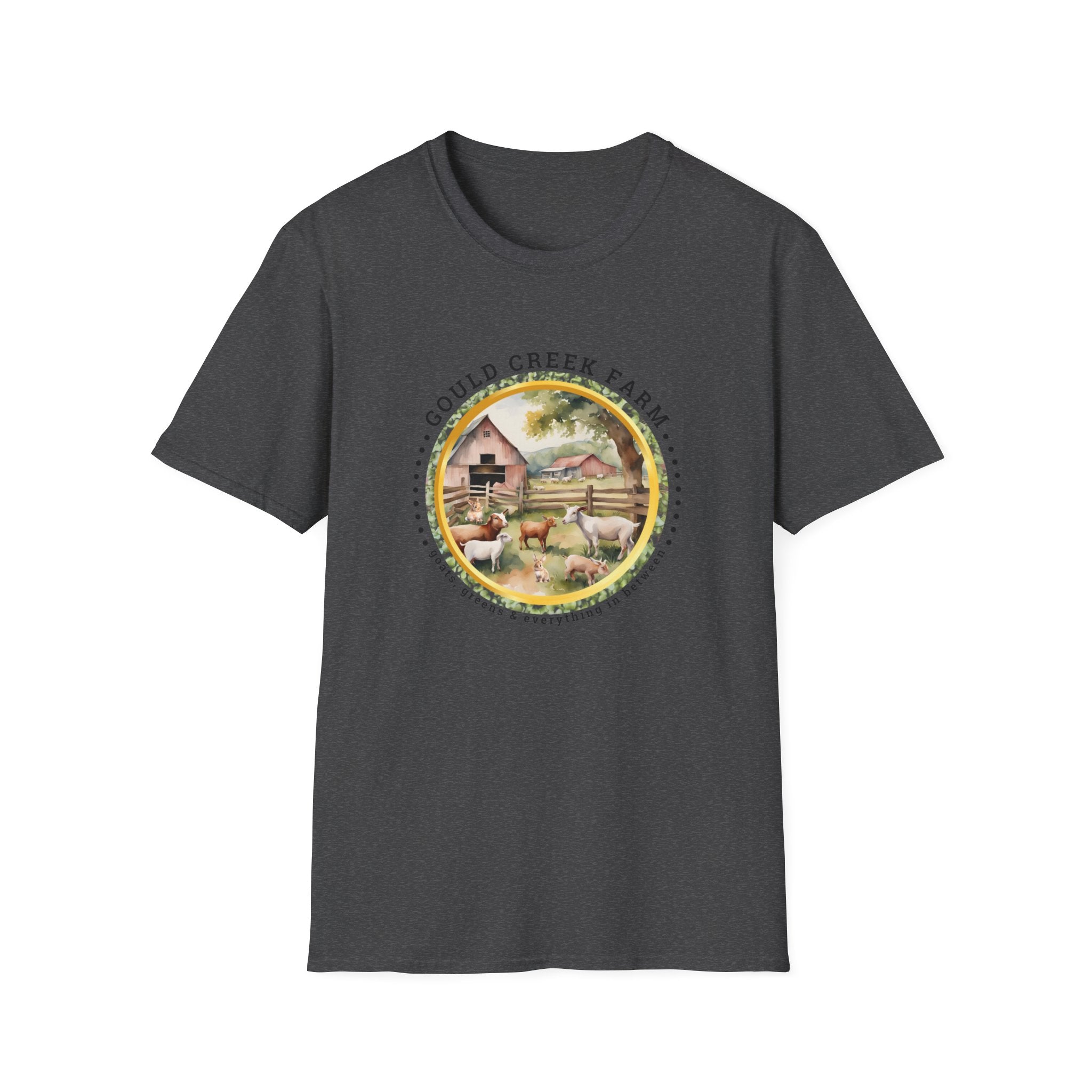 Gould Creek Farm Unisex Softstyle T-Shirt - Cozy Farmhouse Graphic Tee