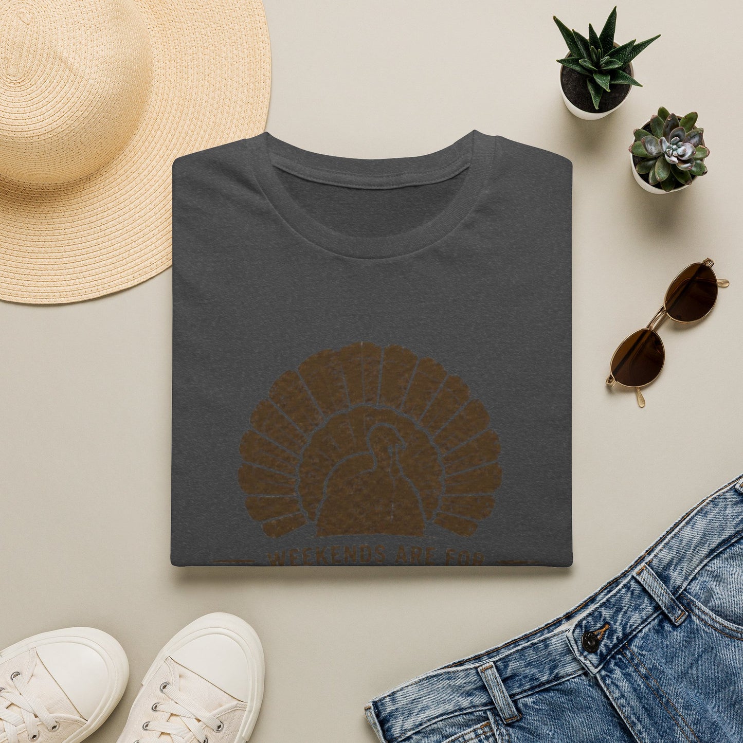 Weekends Are for Gobblers T-Shirt — Vintage Turkey Tee