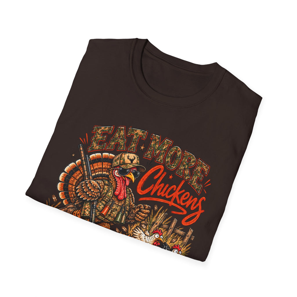 Eat More Chickens – Funny Chicken Shirt