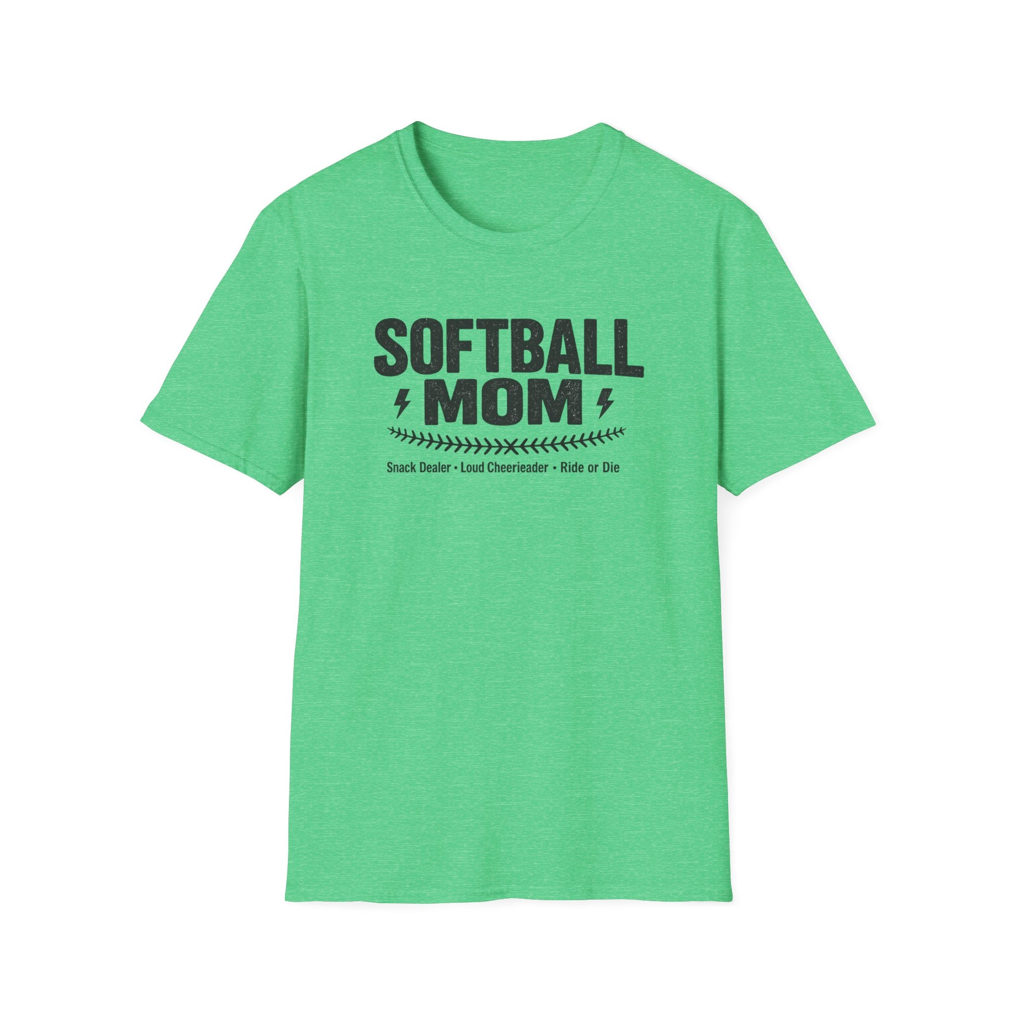 Softball Mom T-Shirt – Proud Softball Mom Tee (Coach, Team Mom Gift)