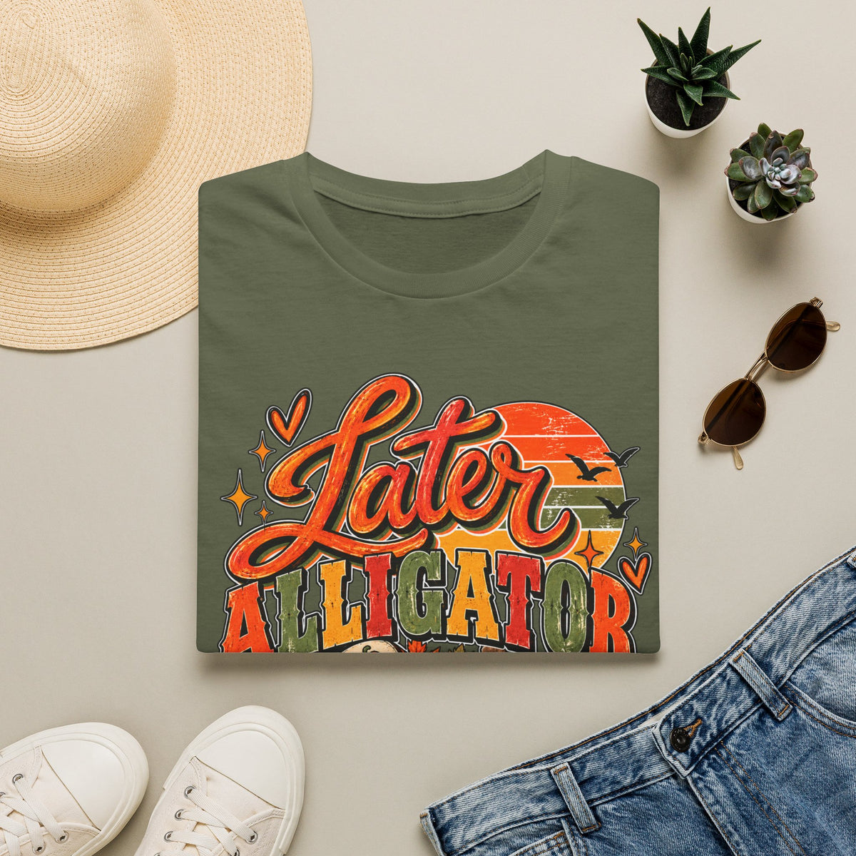 Later Alligator Fall Graphic Tee