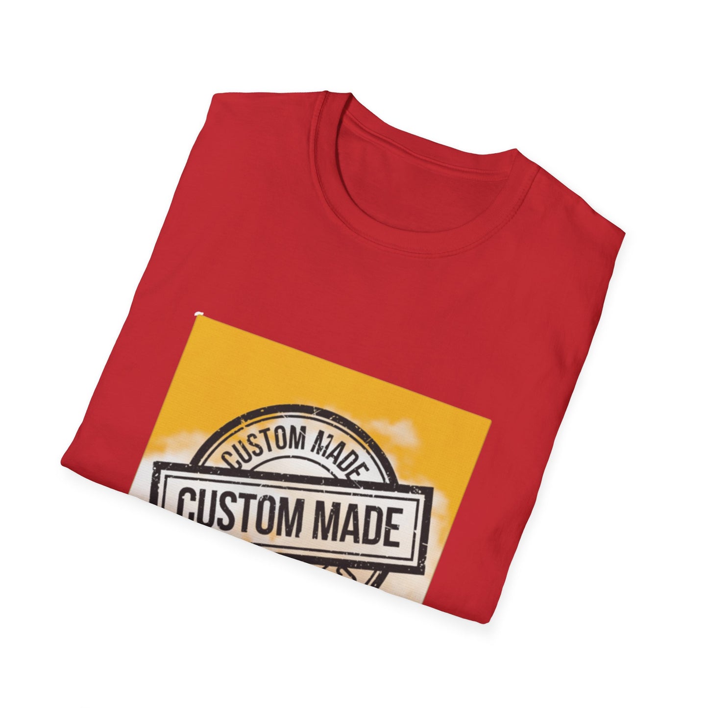 Your Design On a Tee One Side Only - Monster Unisex Softstyle T-Shirt