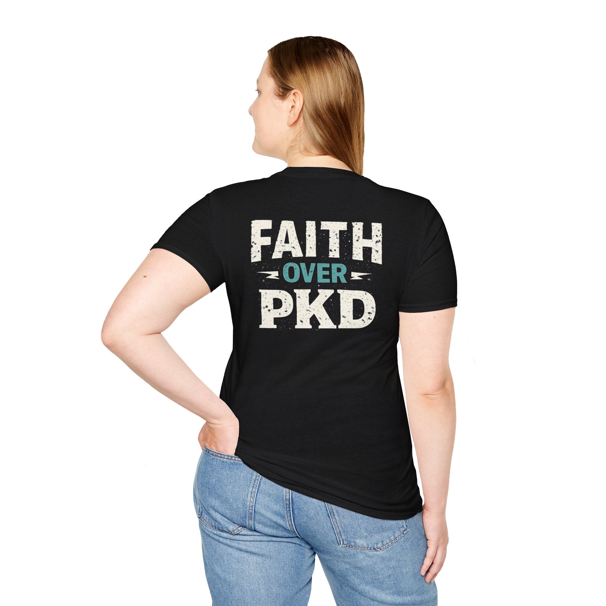 Faith Over PKD T-Shirt — Polycystic Kidney Disease Awareness Tee
