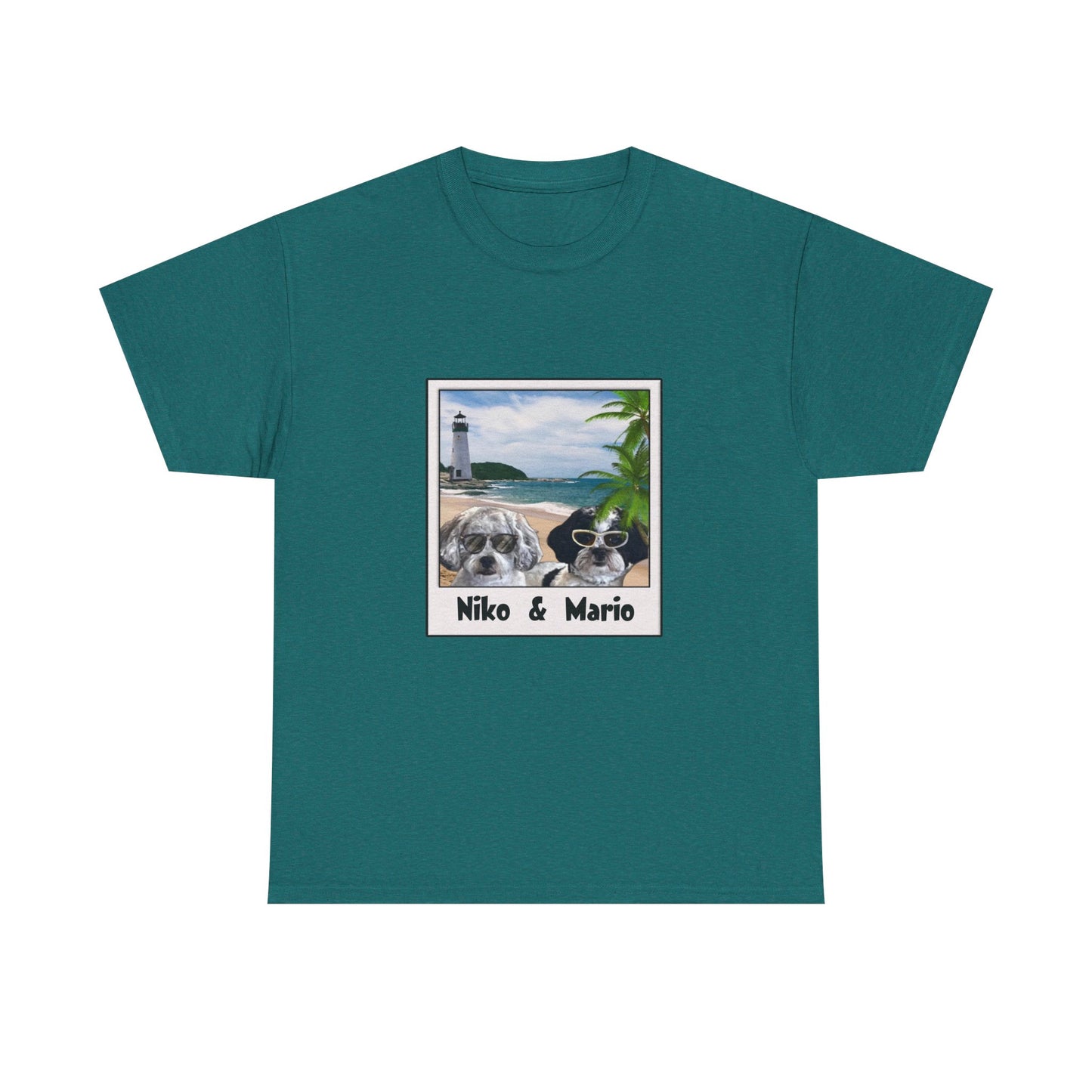Personalized Pet Photo Tee - Unisex Heavy Cotton T-Shirt