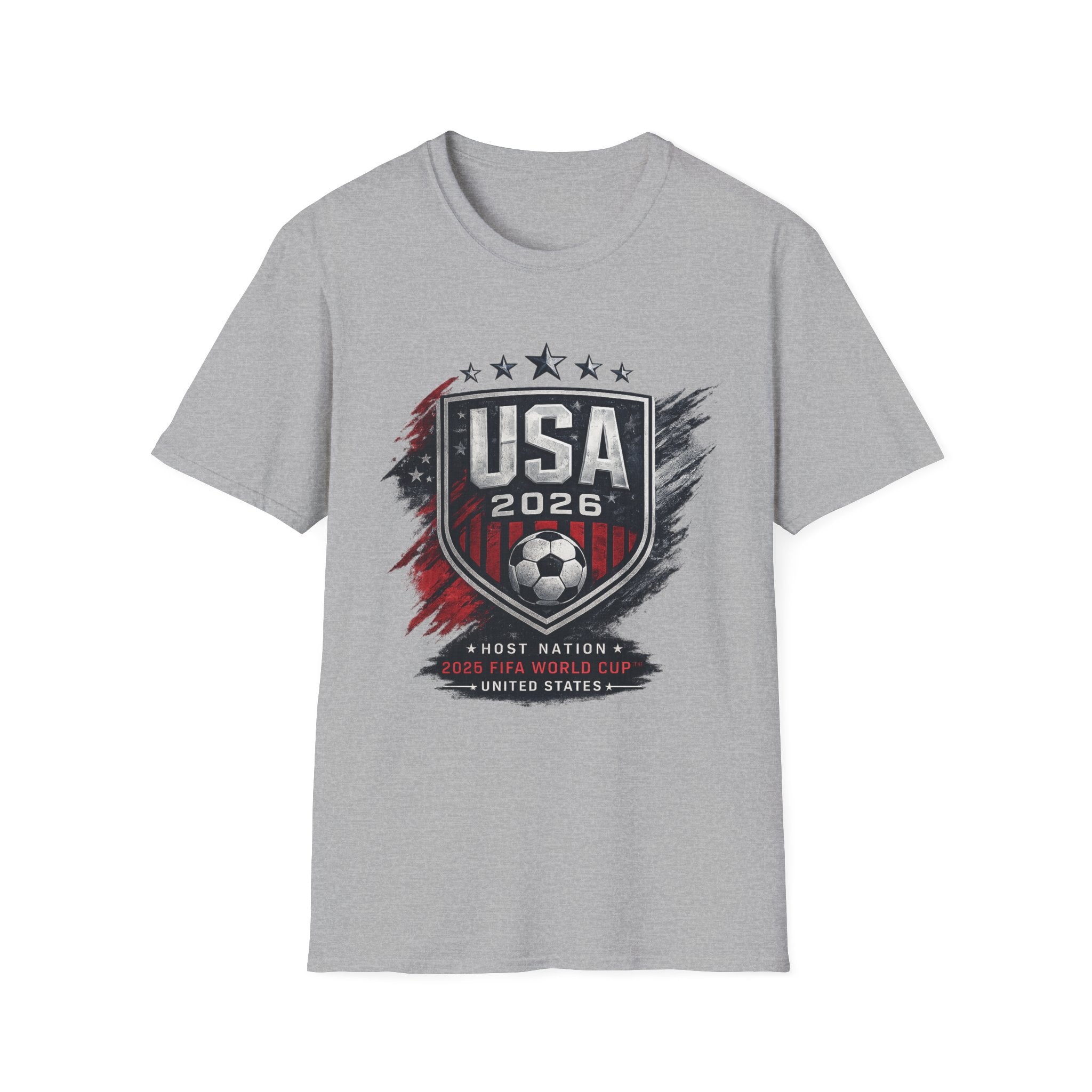 USA 2026 Soccer Shield T‑Shirt — Men’s Women’s American World Cup Supporter Tee