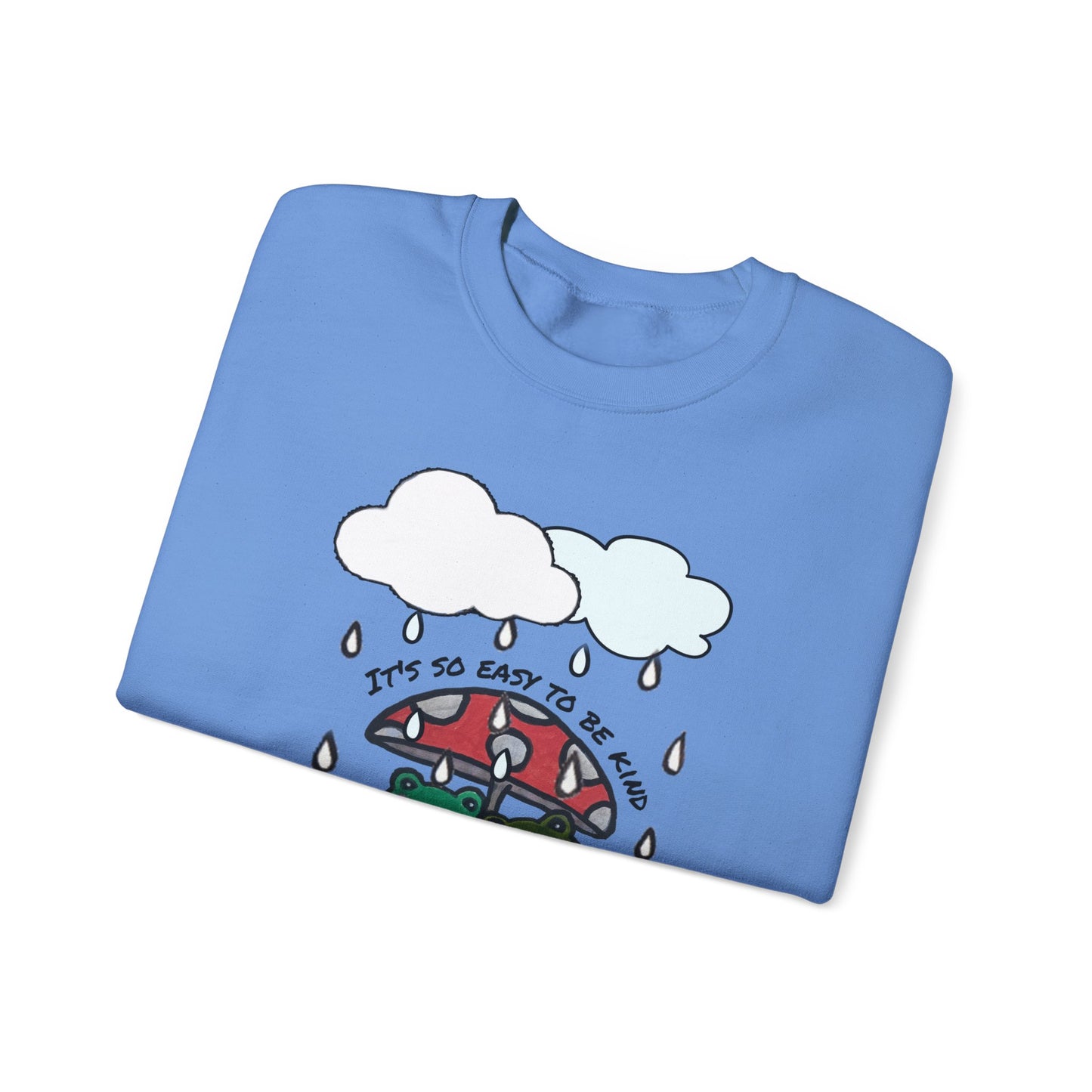 Cute Frogs Kindness Crewneck Sweatshirt - Unisex Heavy Blend