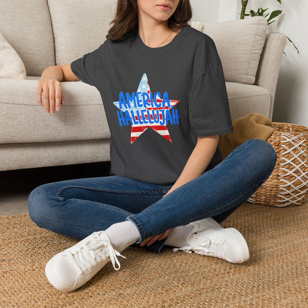 America Hallelujah T-Shirt — Patriotic Star Tee