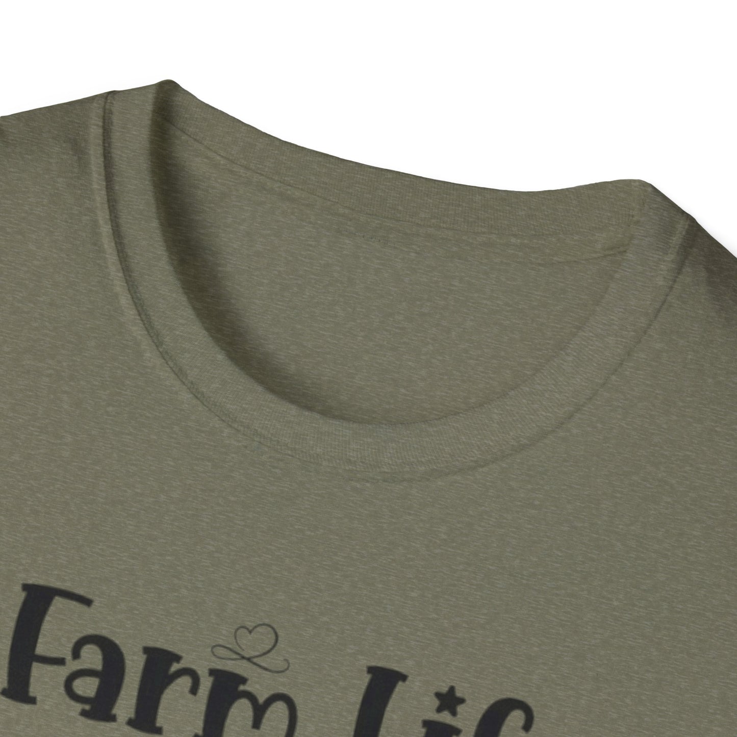 Farm Life is the Best Life S&J - Unisex Softstyle T-Shirt