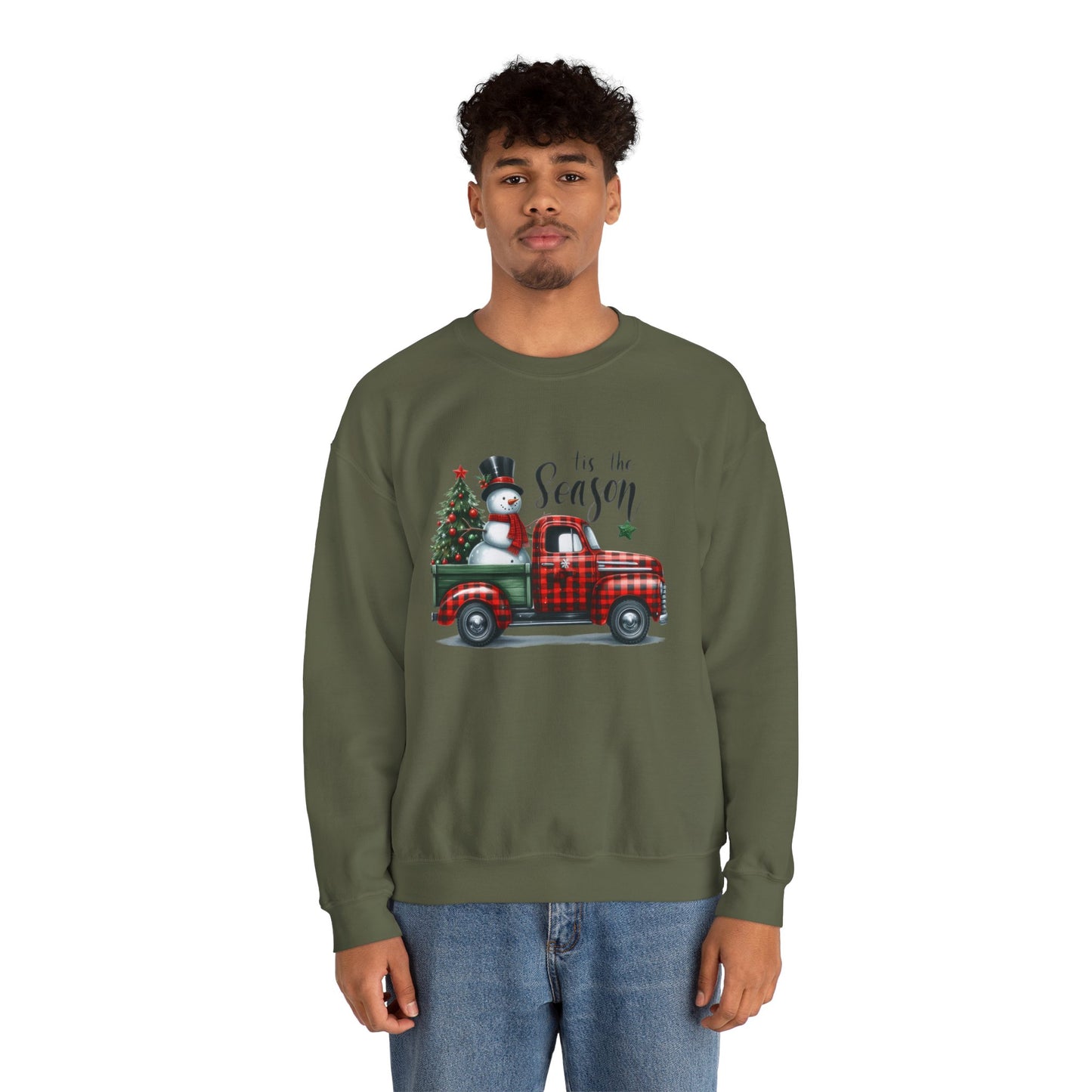 Snowman Truck Sweatshirt