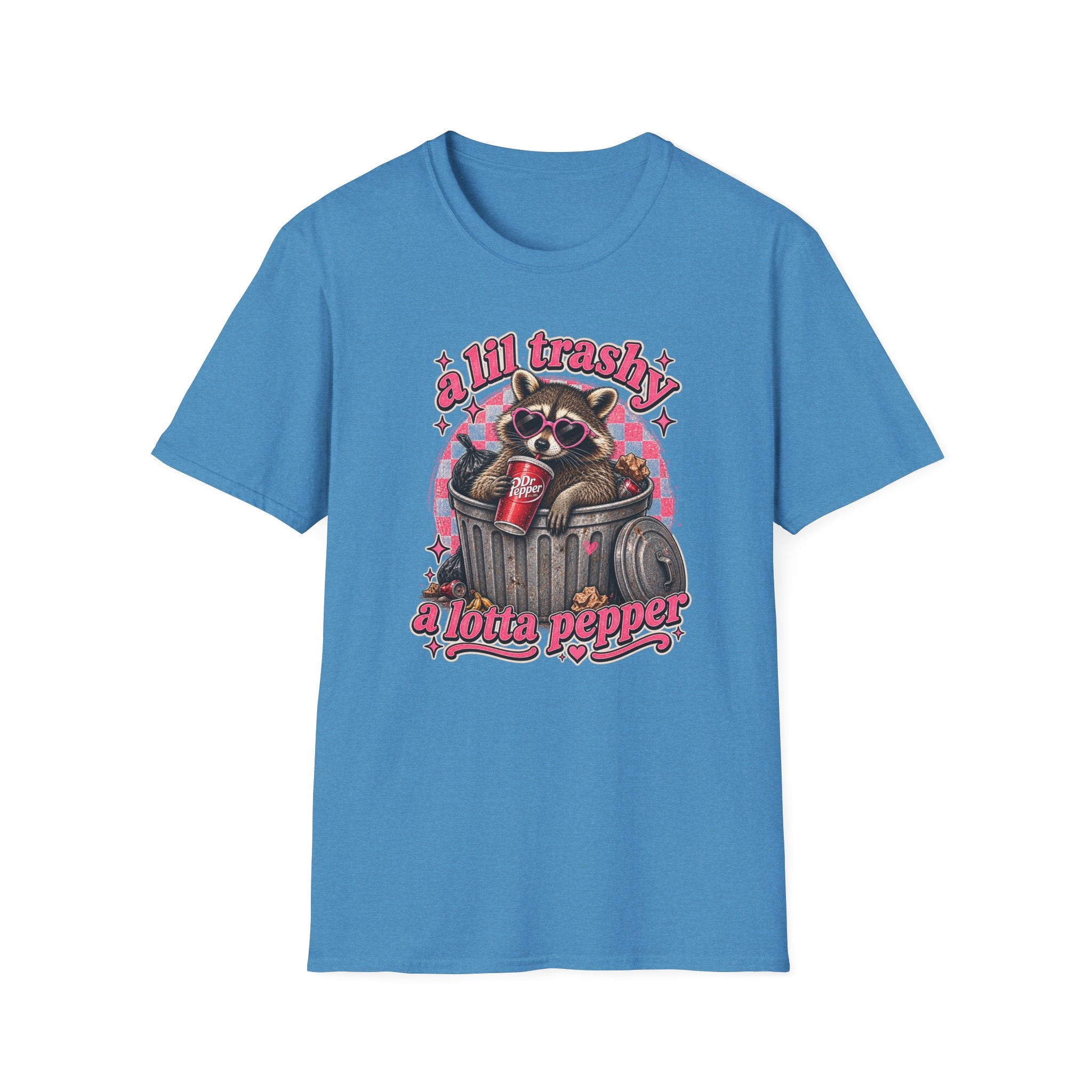 A Lil Trashy, A Lotta Pepper Raccoon Tee 🦝🥤