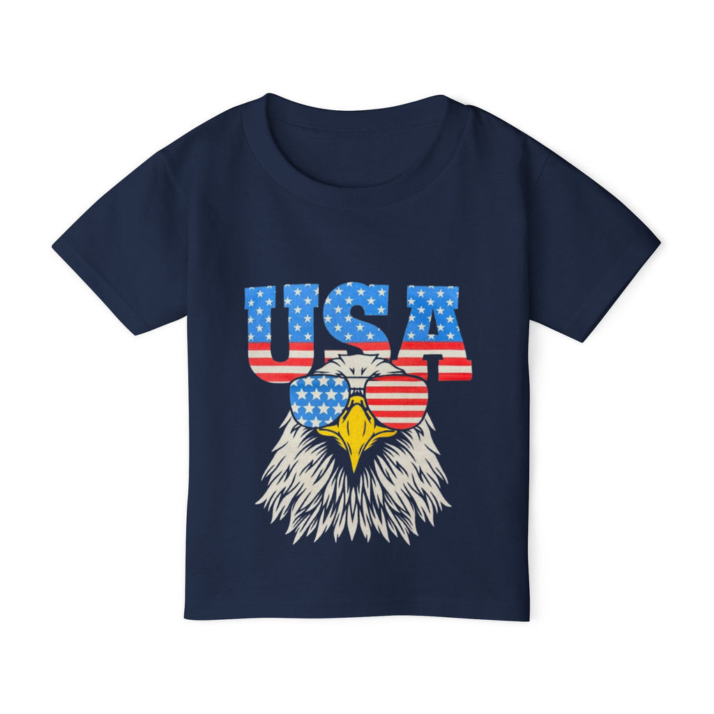 USA Eagle Toddler T-Shirt, Patriotic Kids Tee, 4th of July Outfit, Independence Day Shirt, Summer Play Tee, Baby Gift