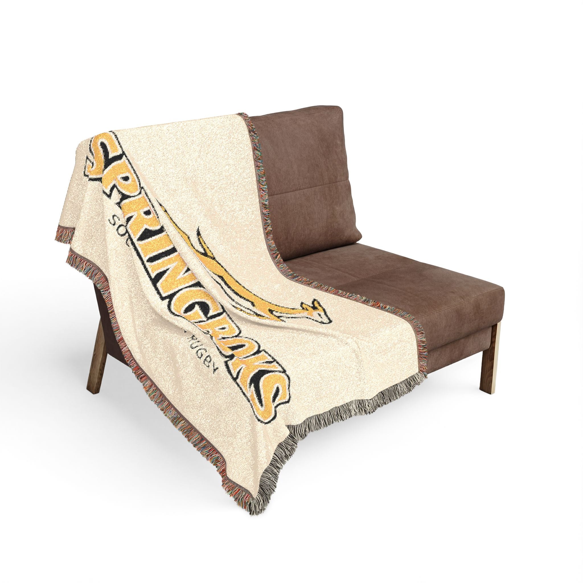 Springboks Woven Blanket – South African Rugby Throw Blanket
