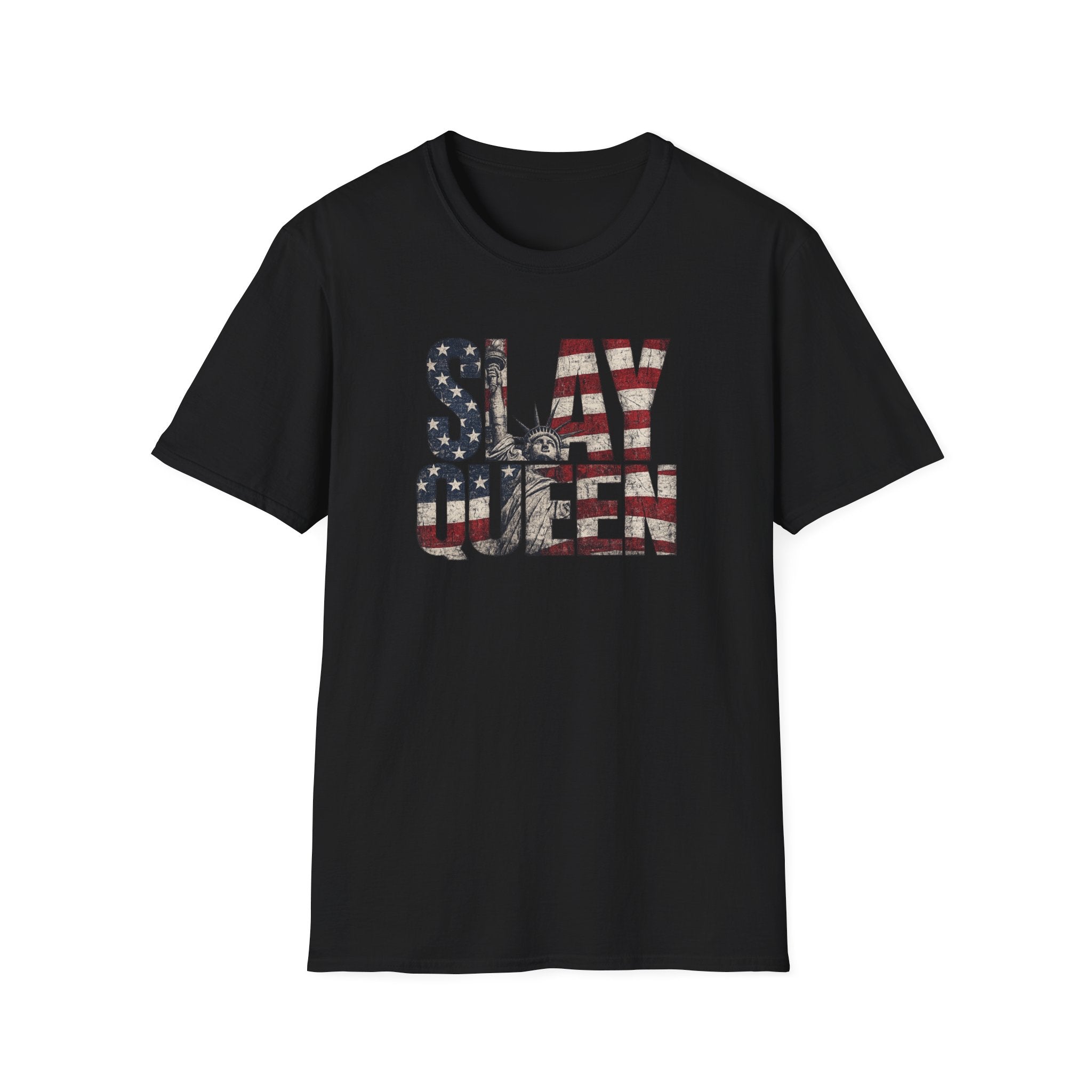 Slay Queen American Flag T-Shirt