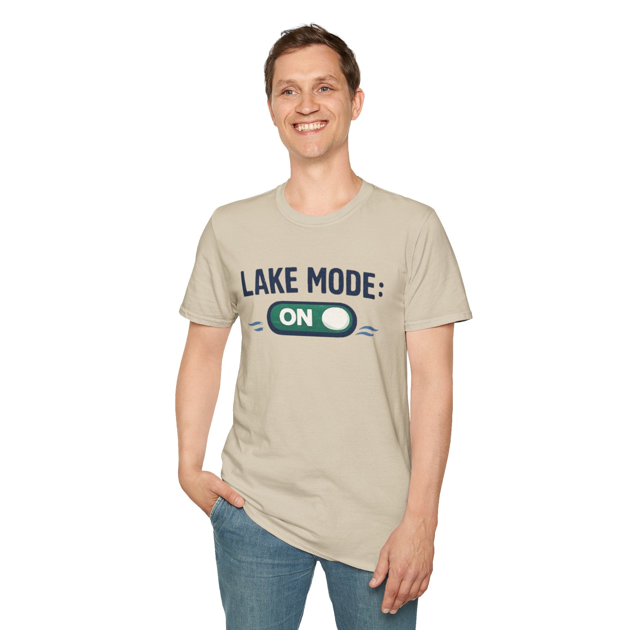 Lake Mode On T-Shirt — Funny Lake Life Vacation Tee